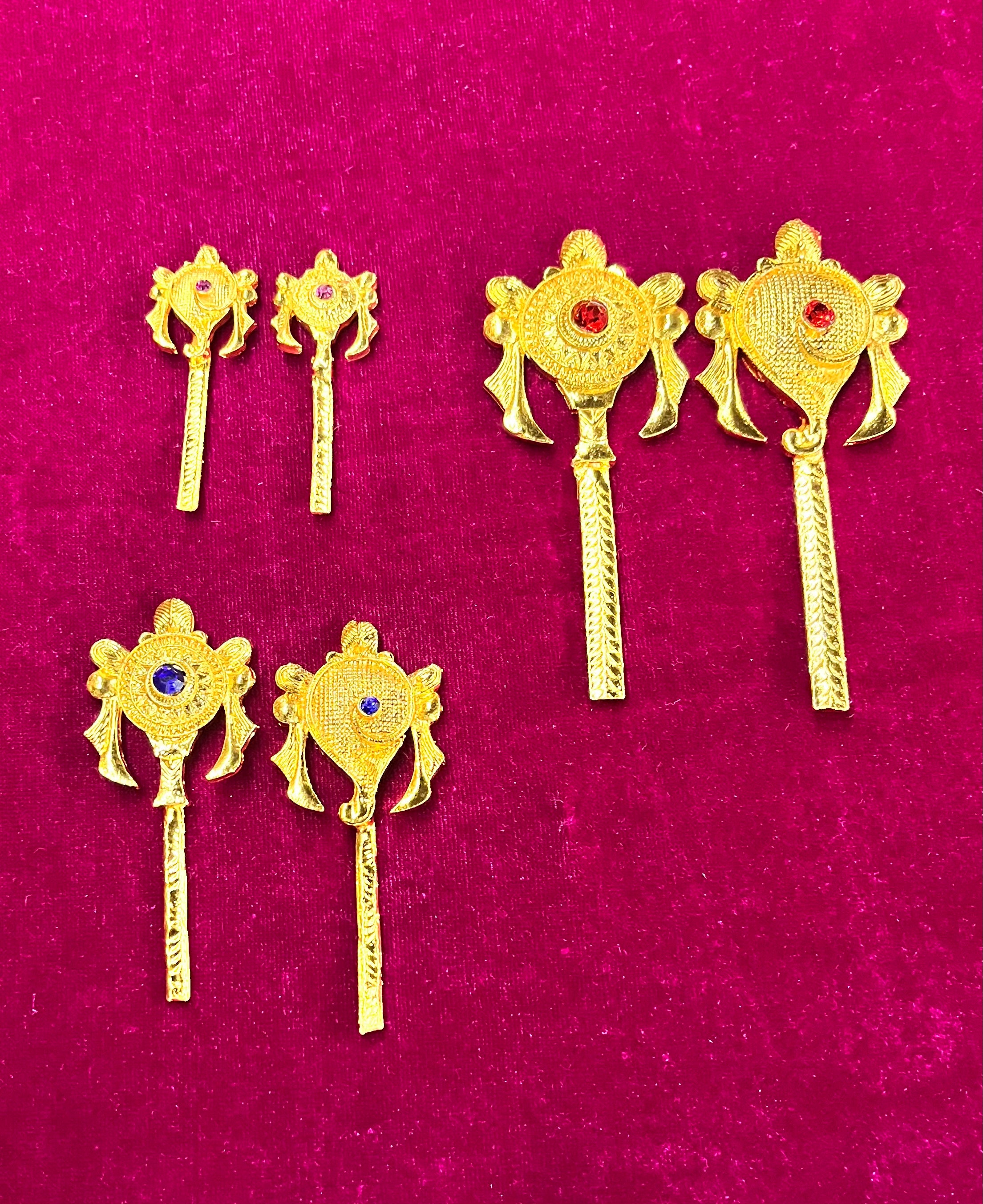 Shanku chakra gold sticks -different size -1piece pack
