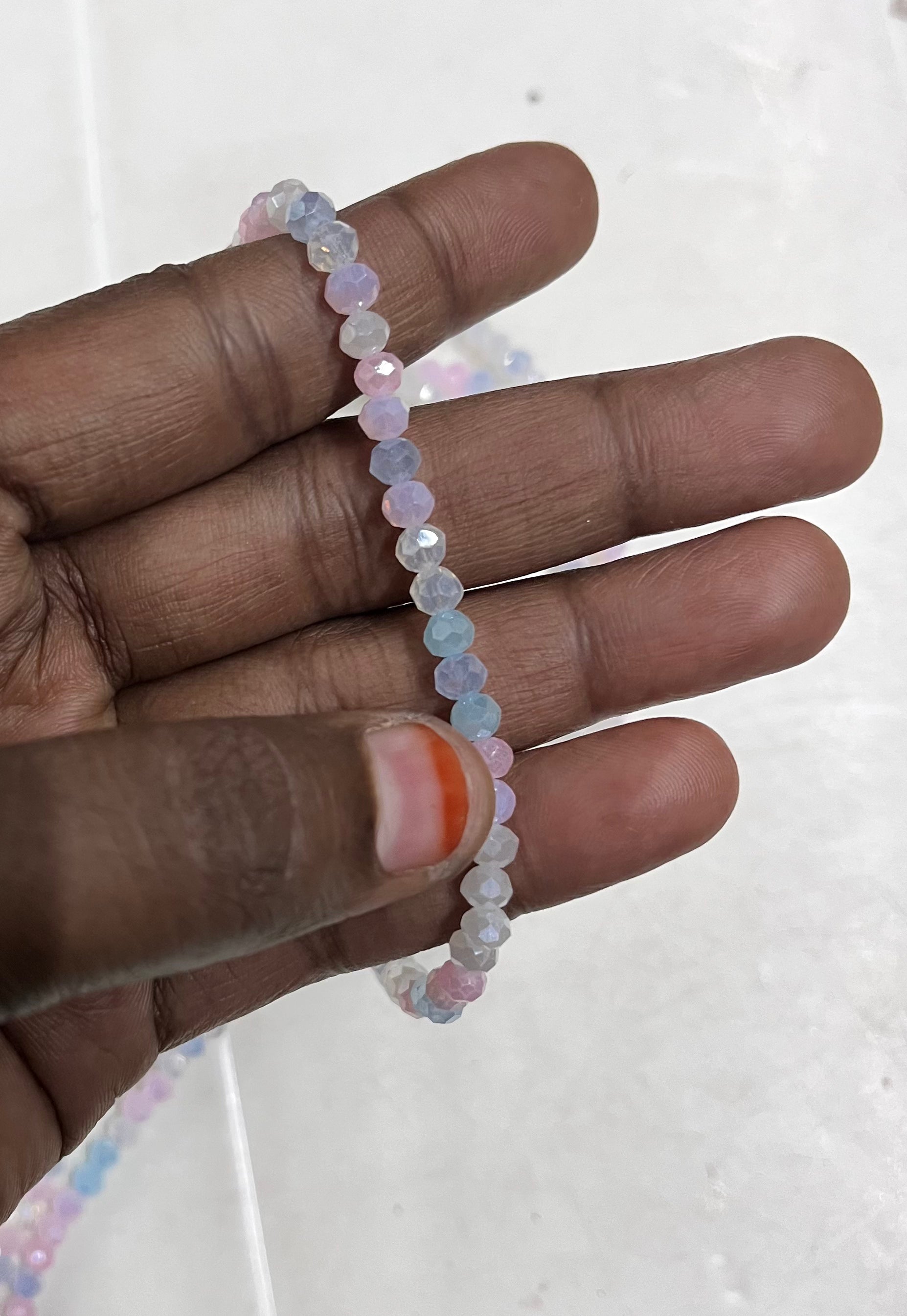 4mm Bicone crystal beads any 2 pack