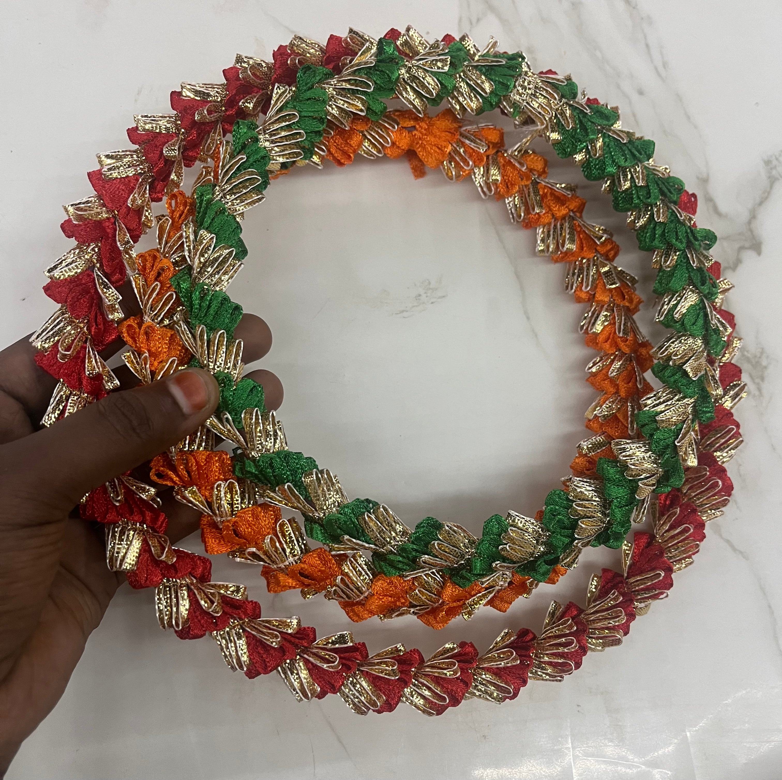 Rajasthani ring different colour  6inch ,8inch set of 5piece- 1pack
