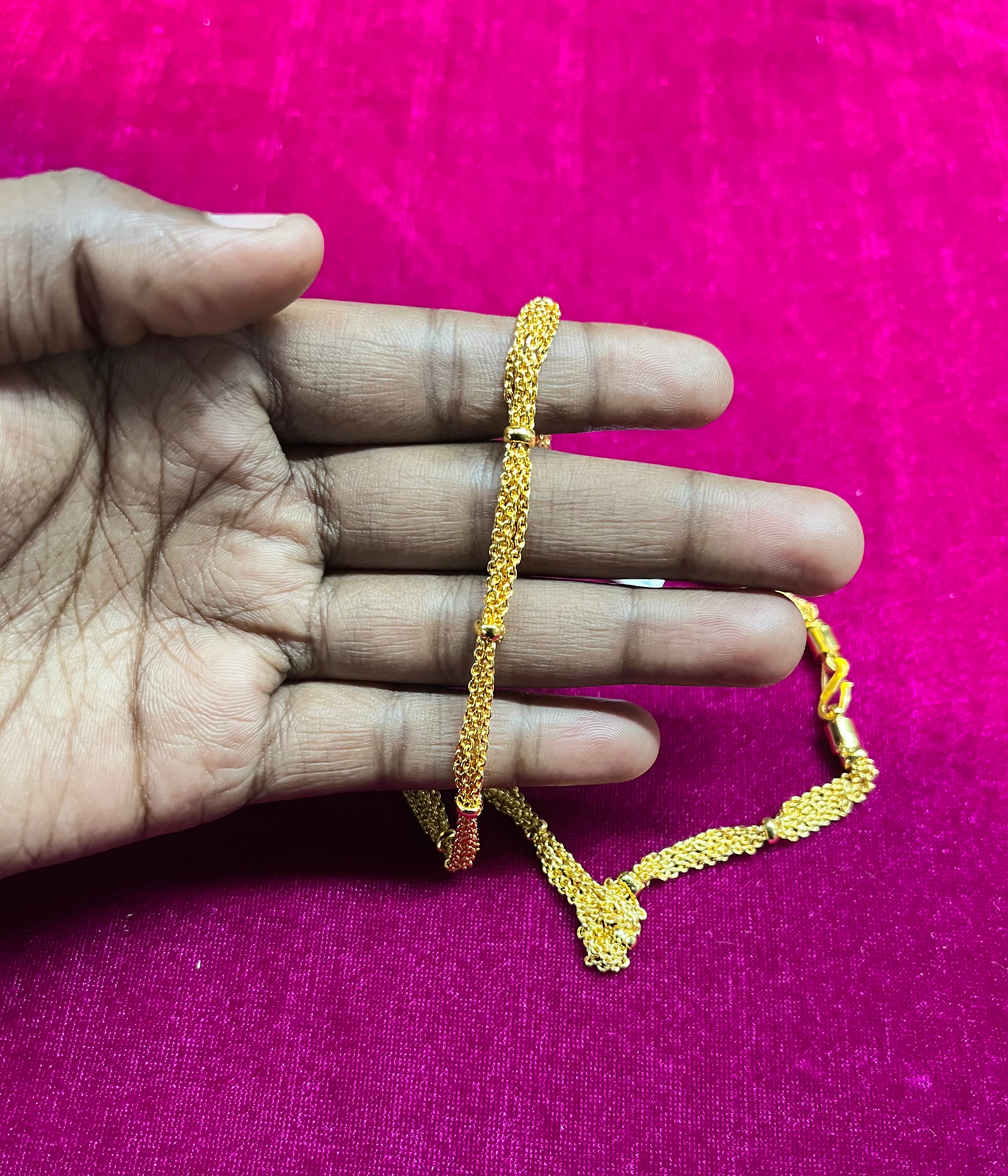 Layered chain goddess jewelry-1piece pack-/KMOON
