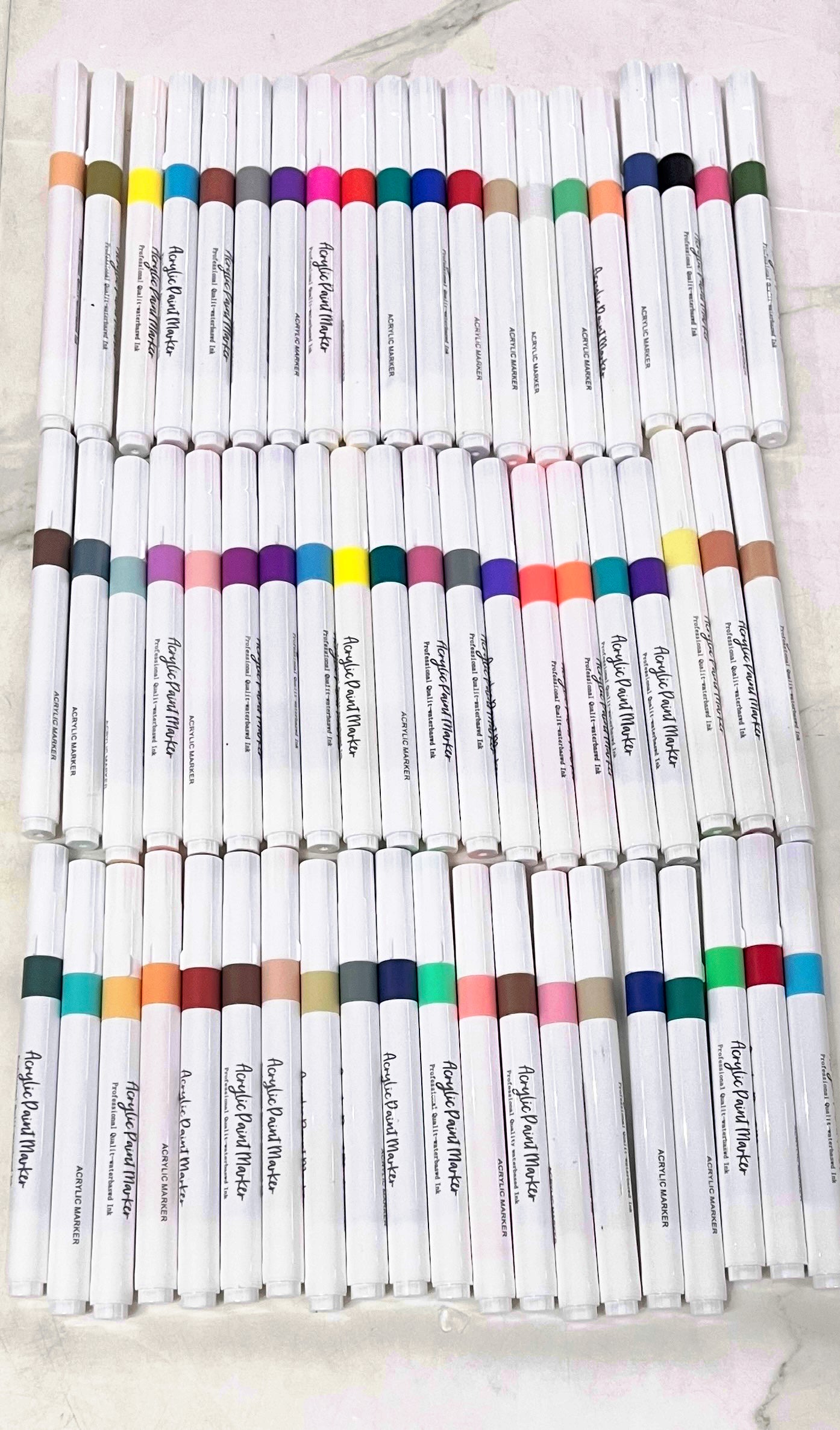 Acrylic paint marker water based vibrant colours 36-120 shades/ 1pack