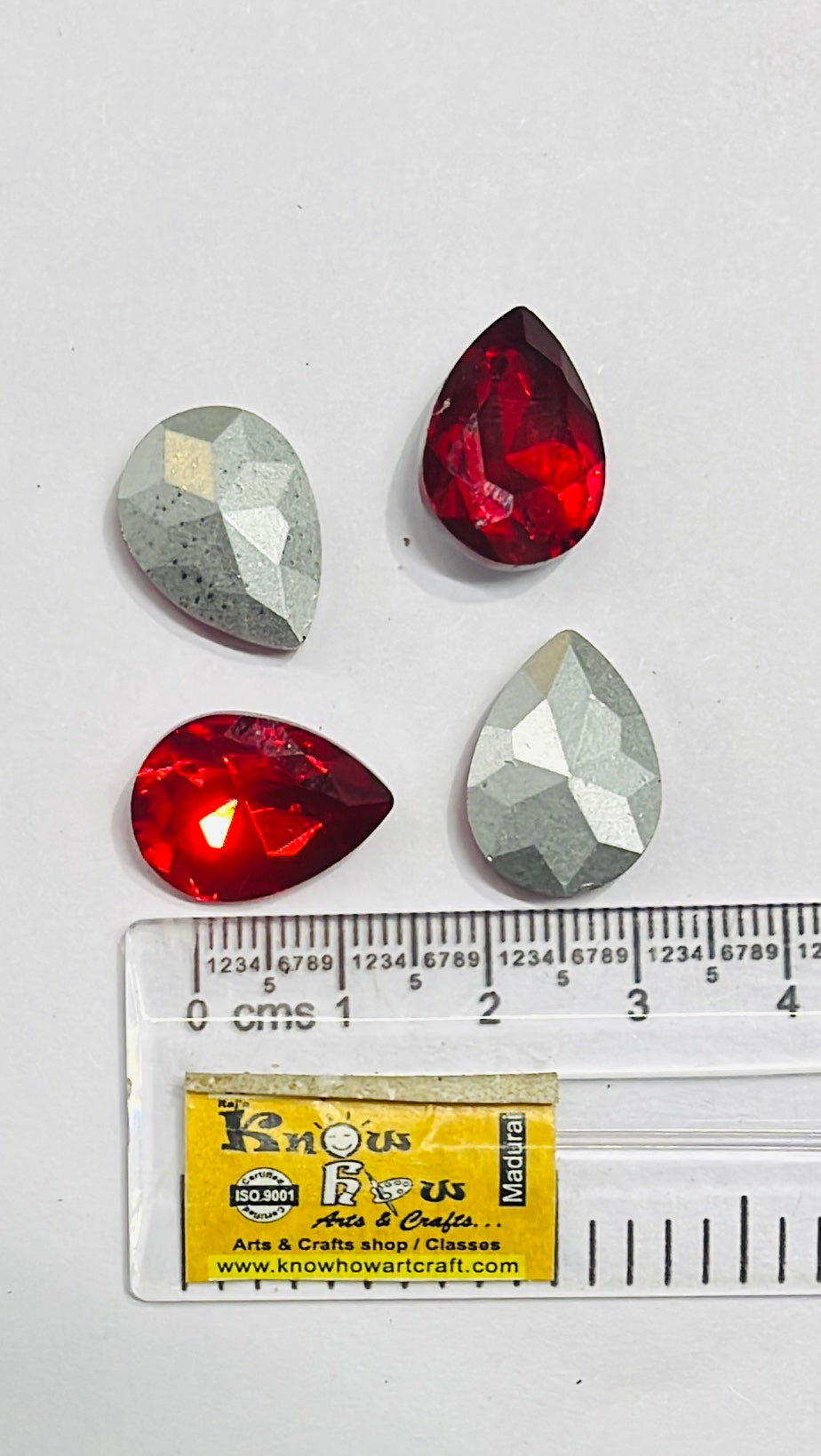 13x18 AD Thilakam  Tanjore painting American diamond stones -4stones 1pack-4vibrant colours