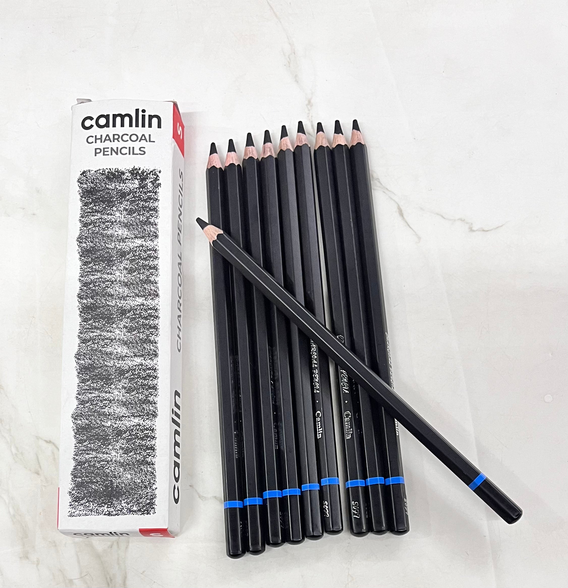 Camlin Charcoal pencils-10piece set pack