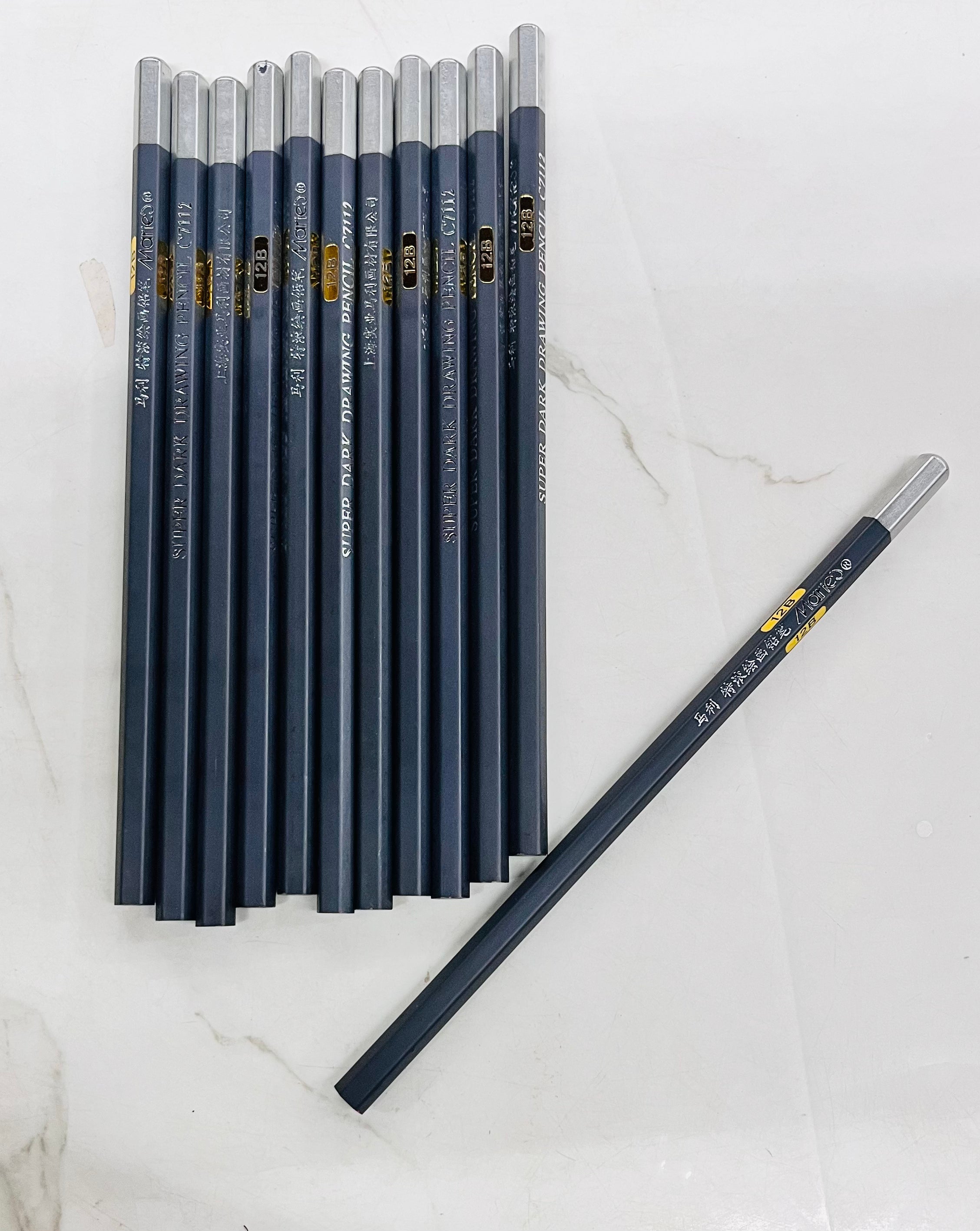 Maries Super dark drawing pencils c7112 -12B 10piece pack