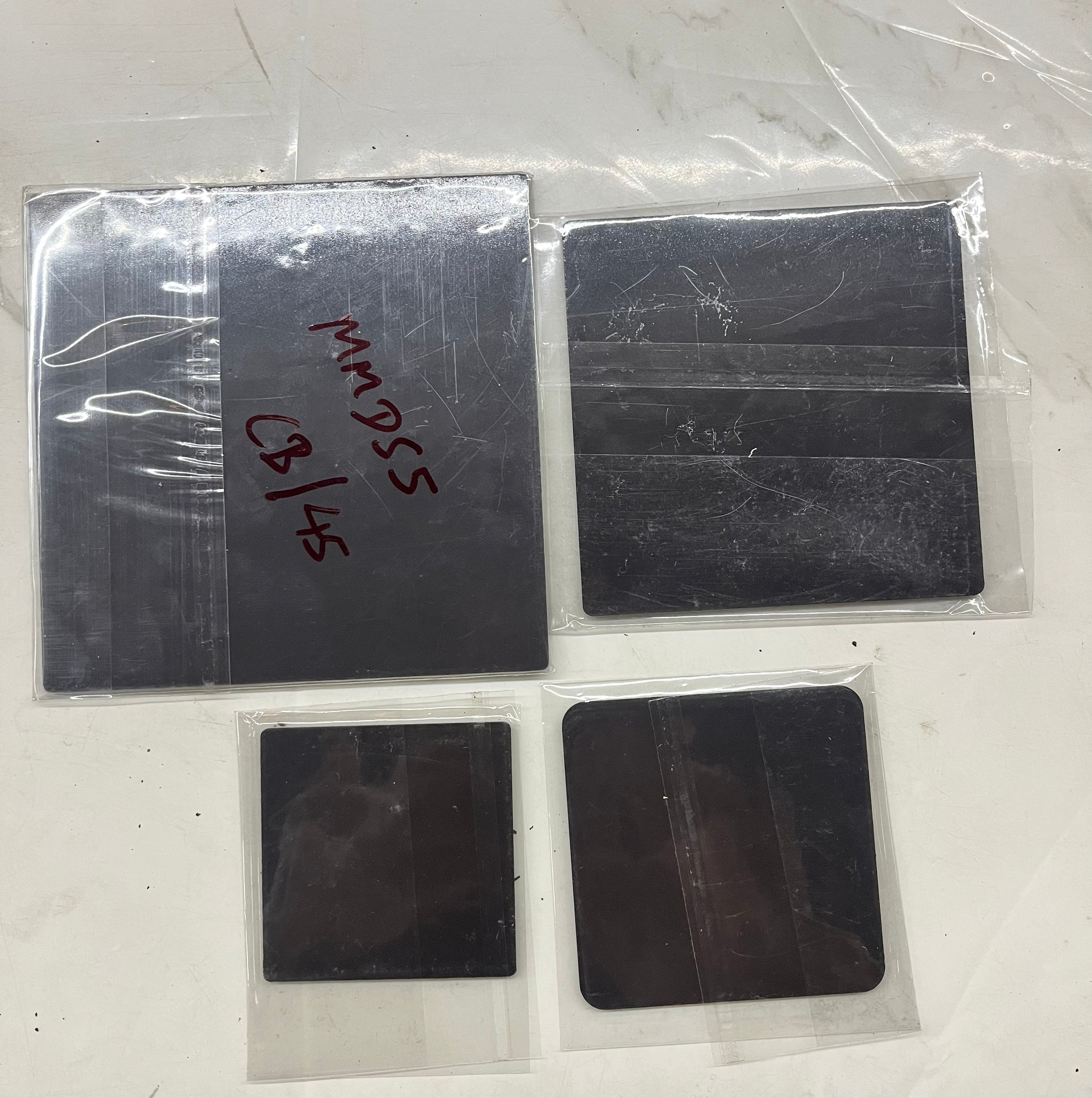Mdf plain fridge magnet set