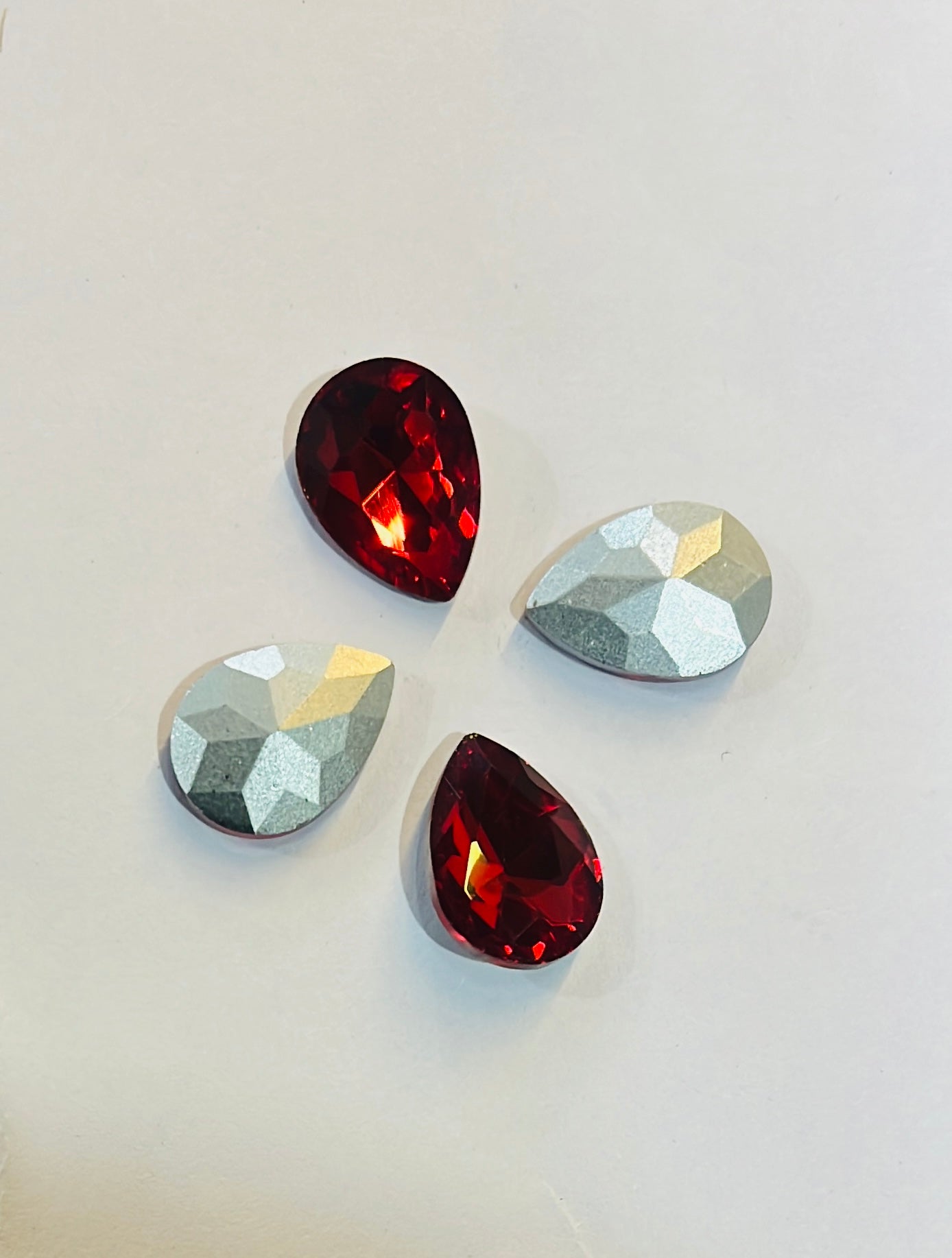 13x18 AD Thilakam  Tanjore painting American diamond stones -4stones 1pack-4vibrant colours