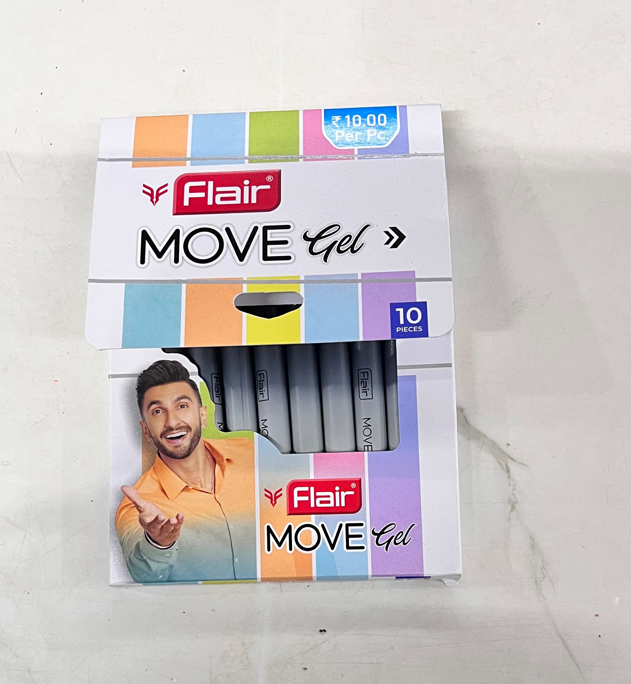 Flair move gel  pen  -10piece pack
