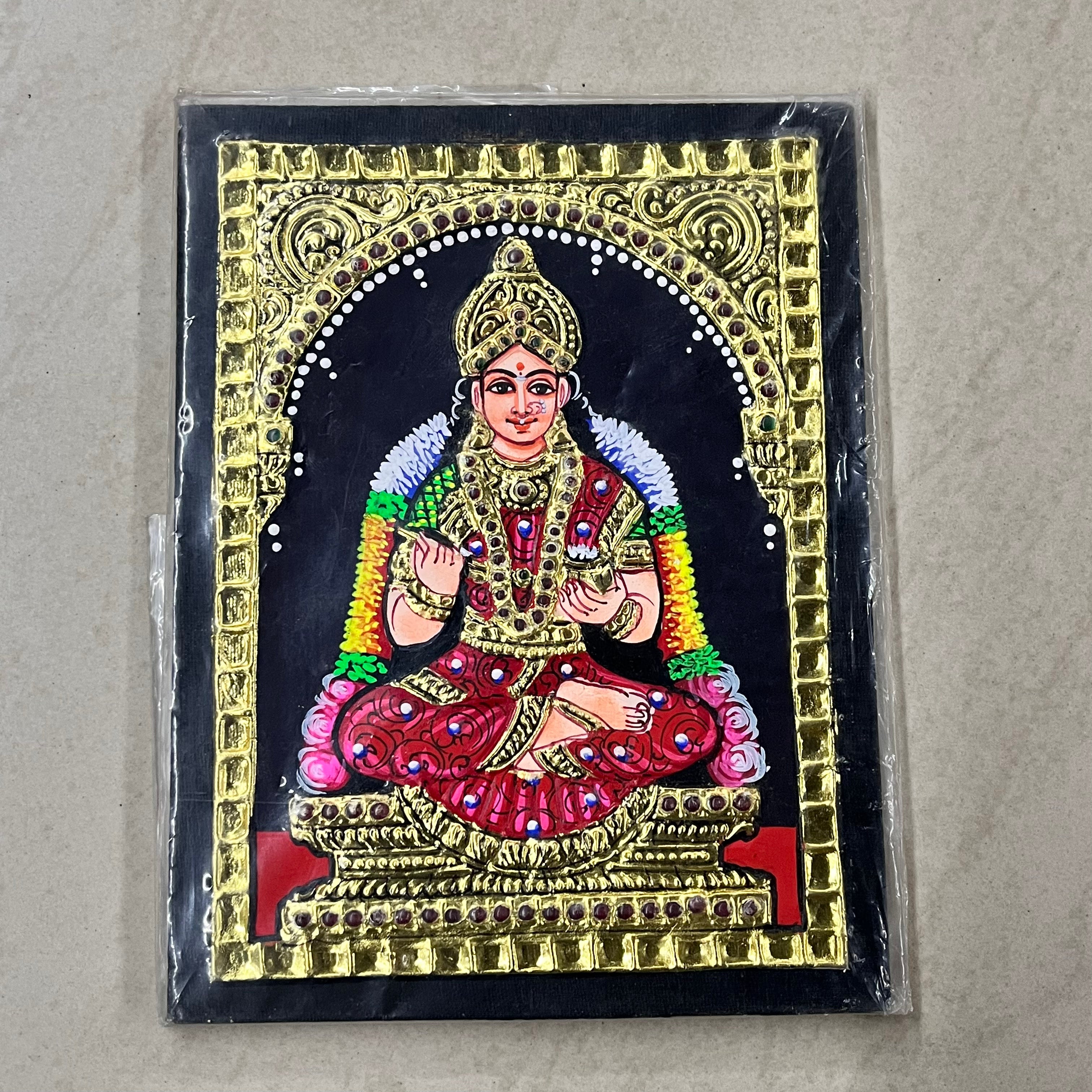 Annapoorni Tanjore painting 8x6 (15days delivery form payment date)-1pack