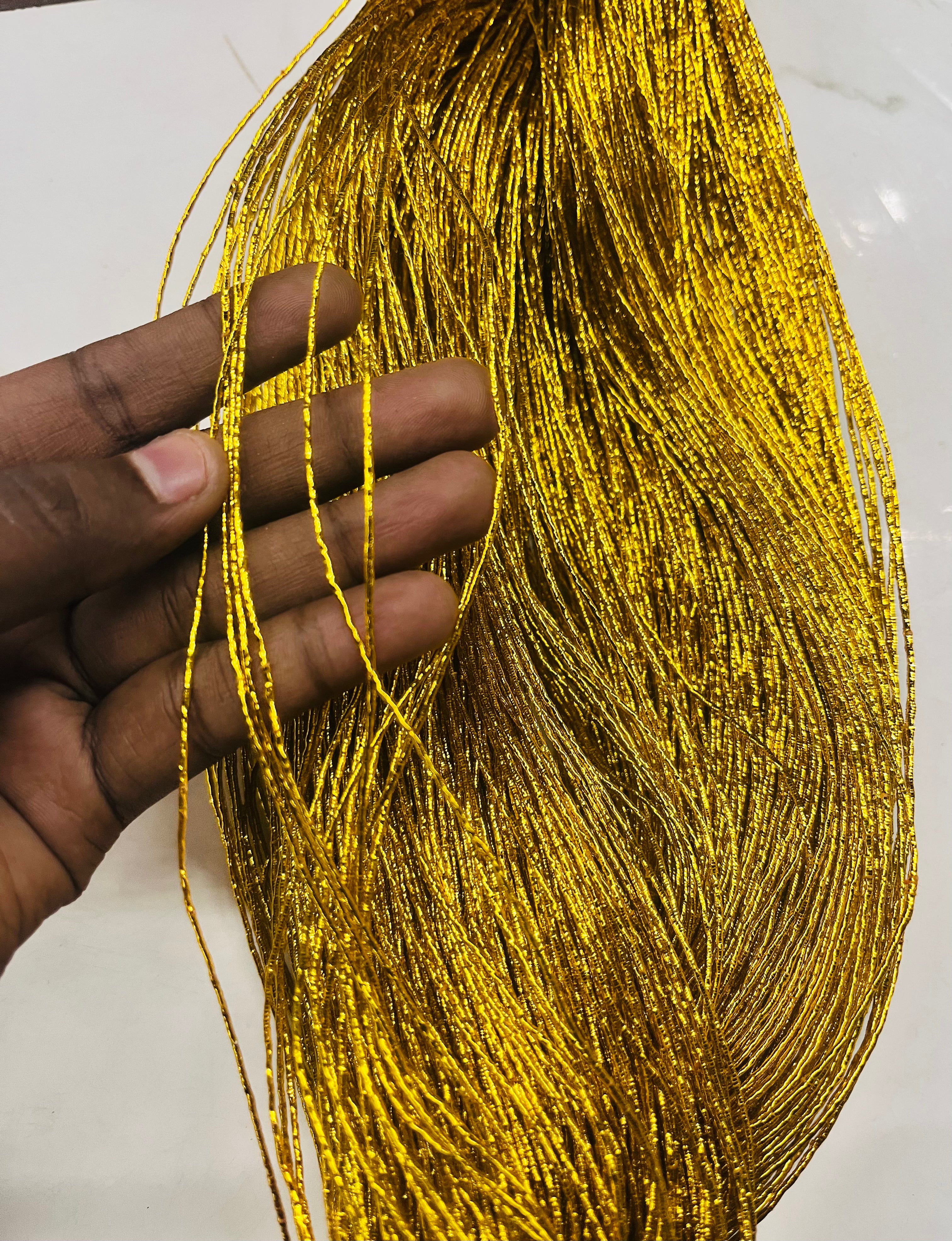 Chunky Gold Thread Golden thread Bunch -150g-1piece – KnowHowArtCraft