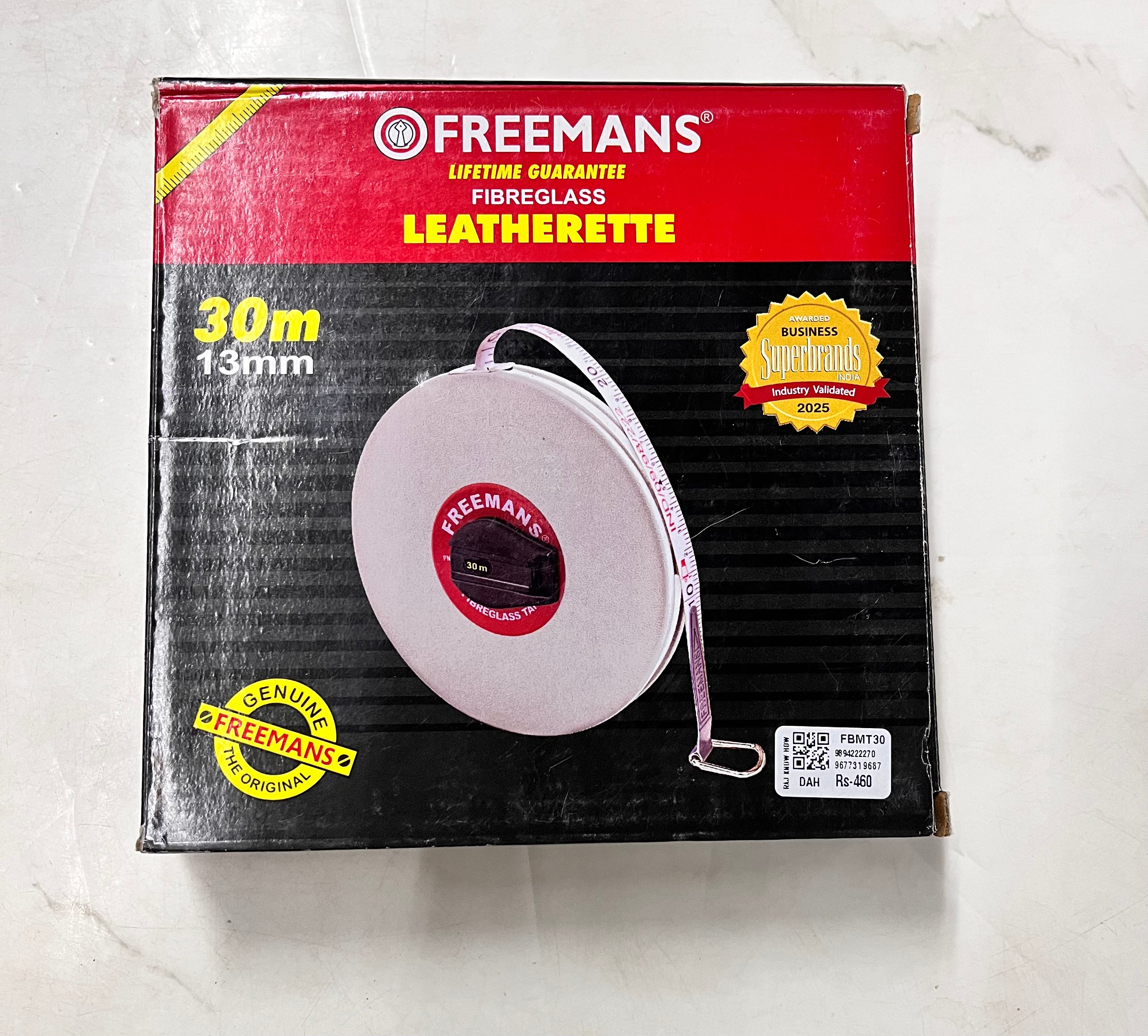 Freemans basic measuring tape different sizes in a 1pack