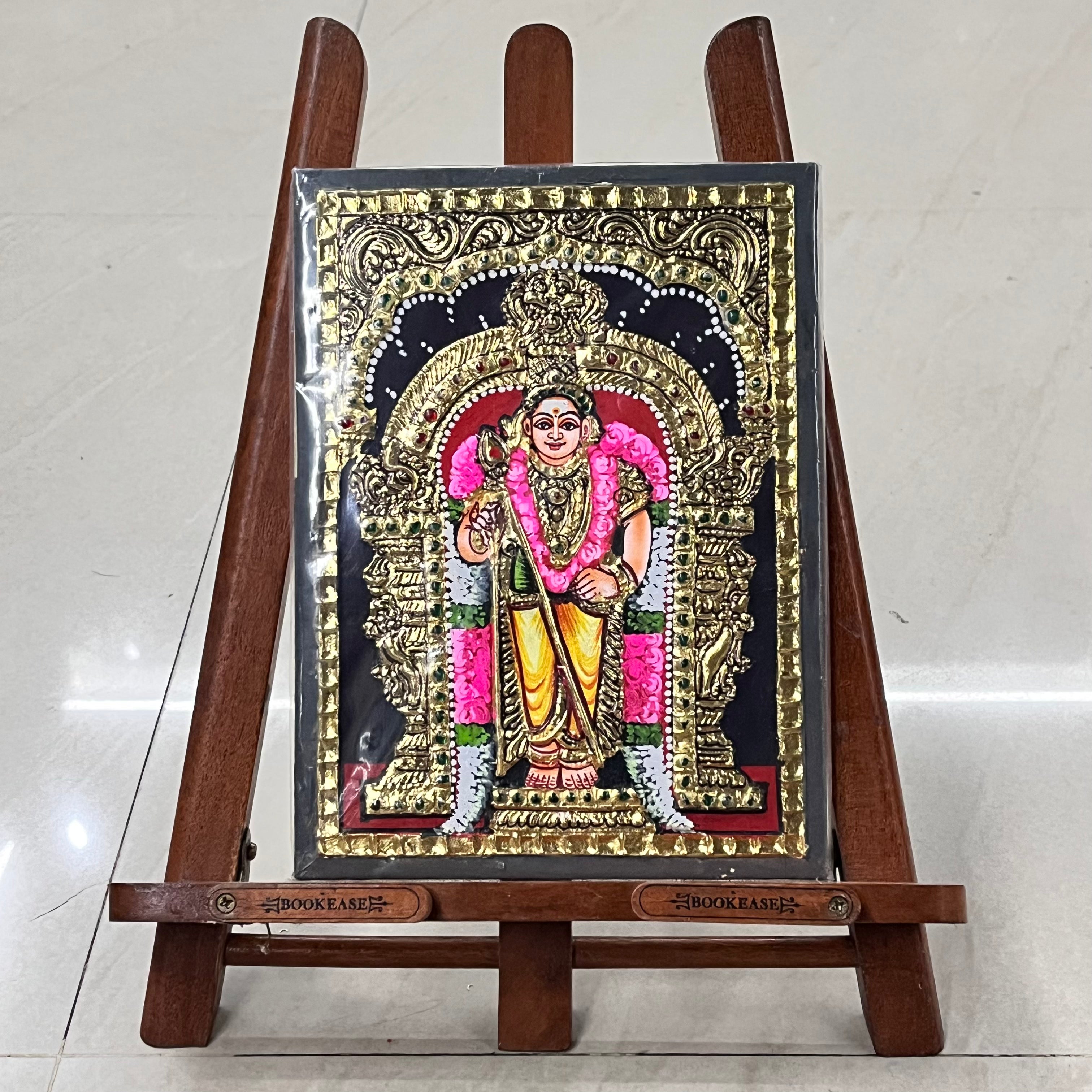 Murugan Tanjore painting 8x6 (15days delivery form payment date)-1pack