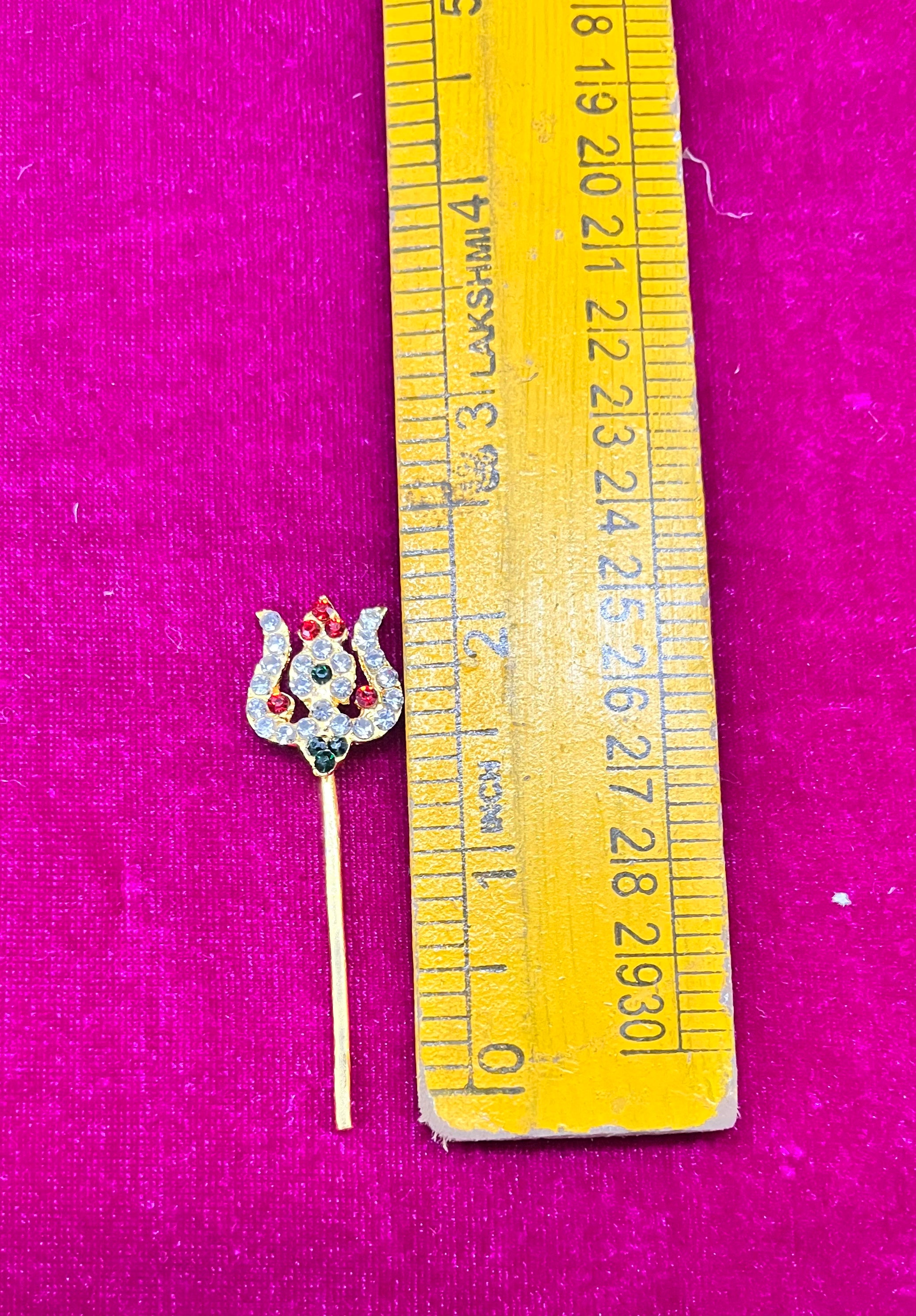 Trishul stone Goddoss jewelry different size-1piece pack