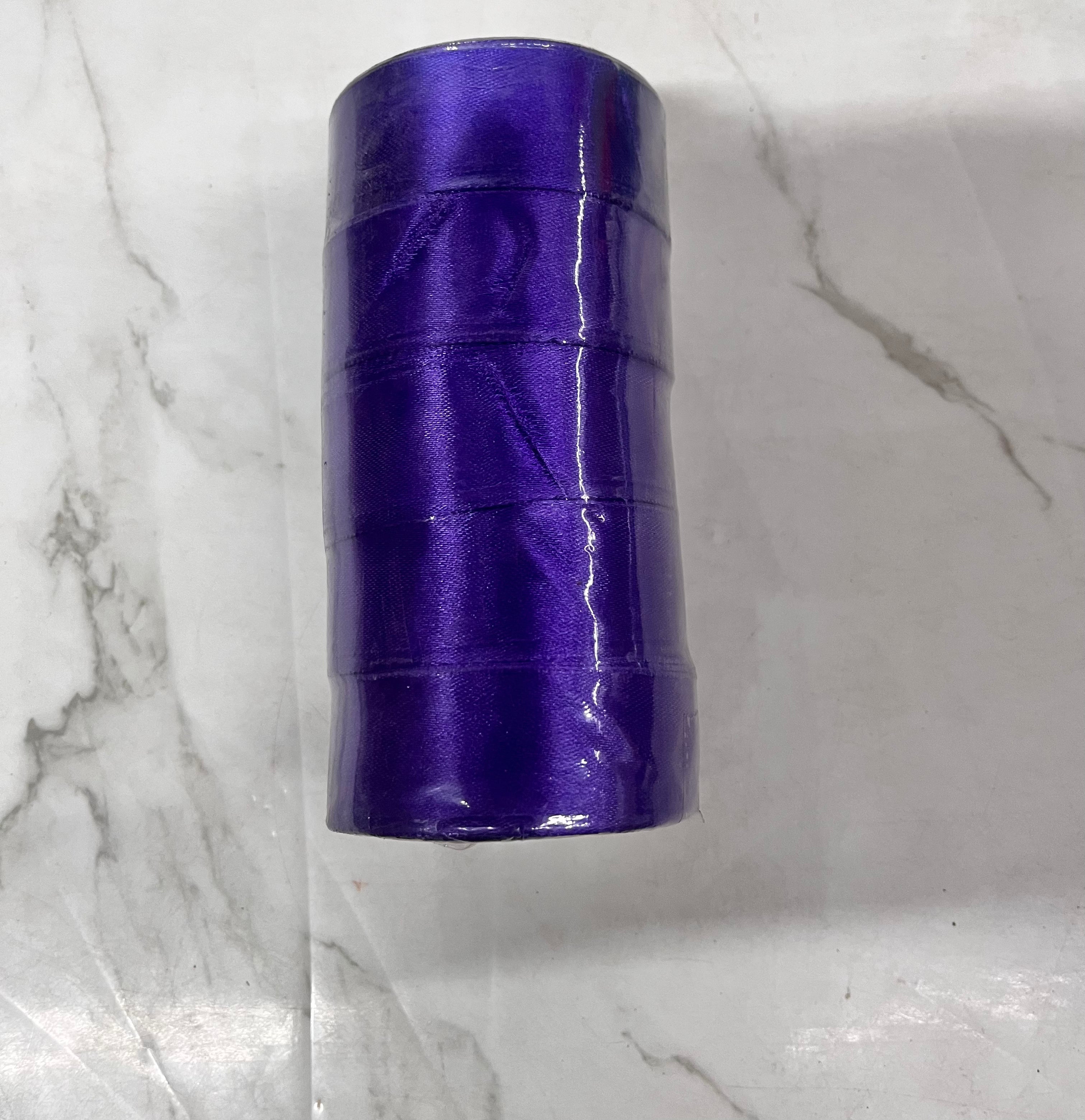 Satin ribbon-violet 1 inch