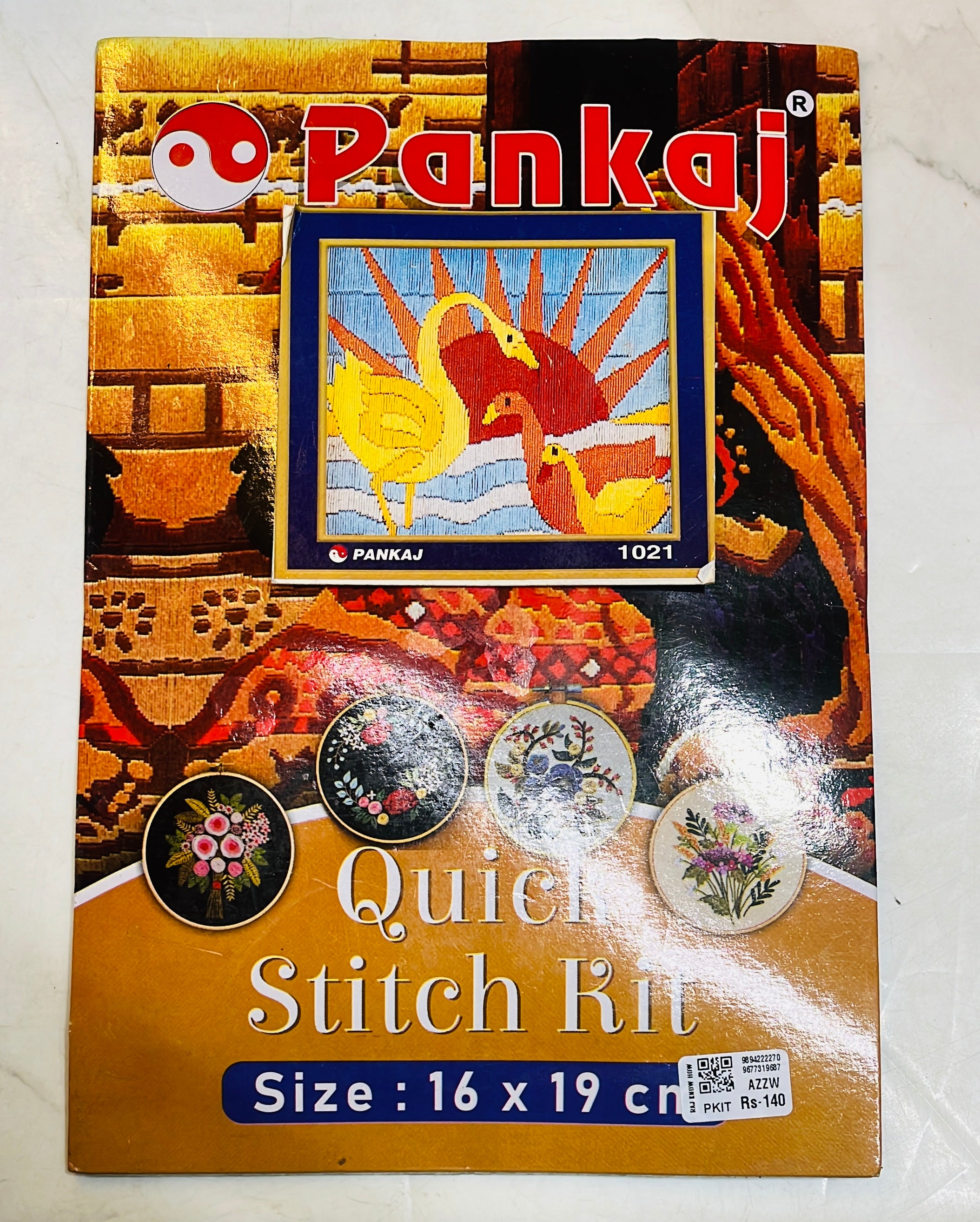 Pankaj Quick Stitch  Kit small - 16x19cm
