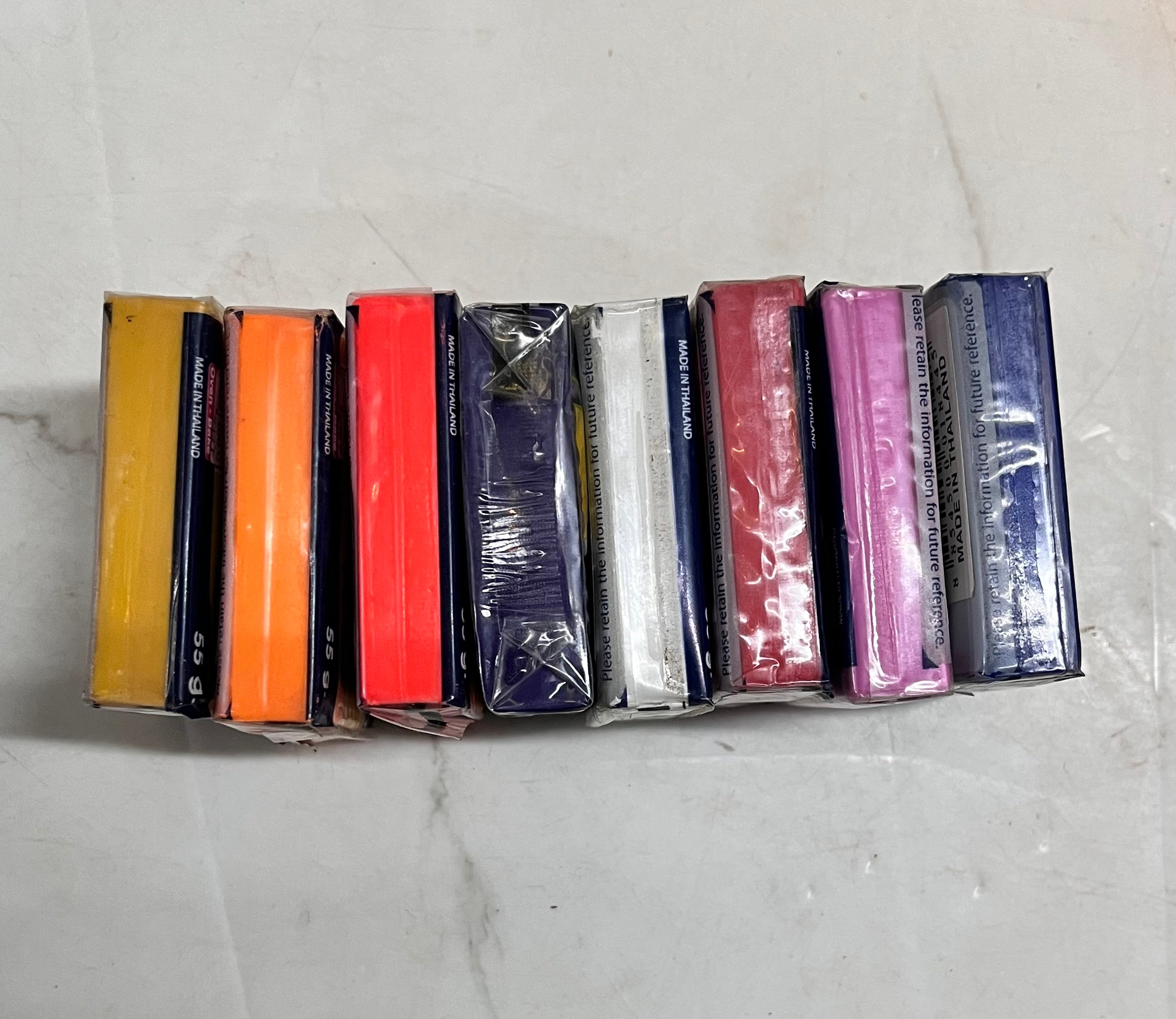 NARA POLIMER CLAY 8colour pack -55g in a pack