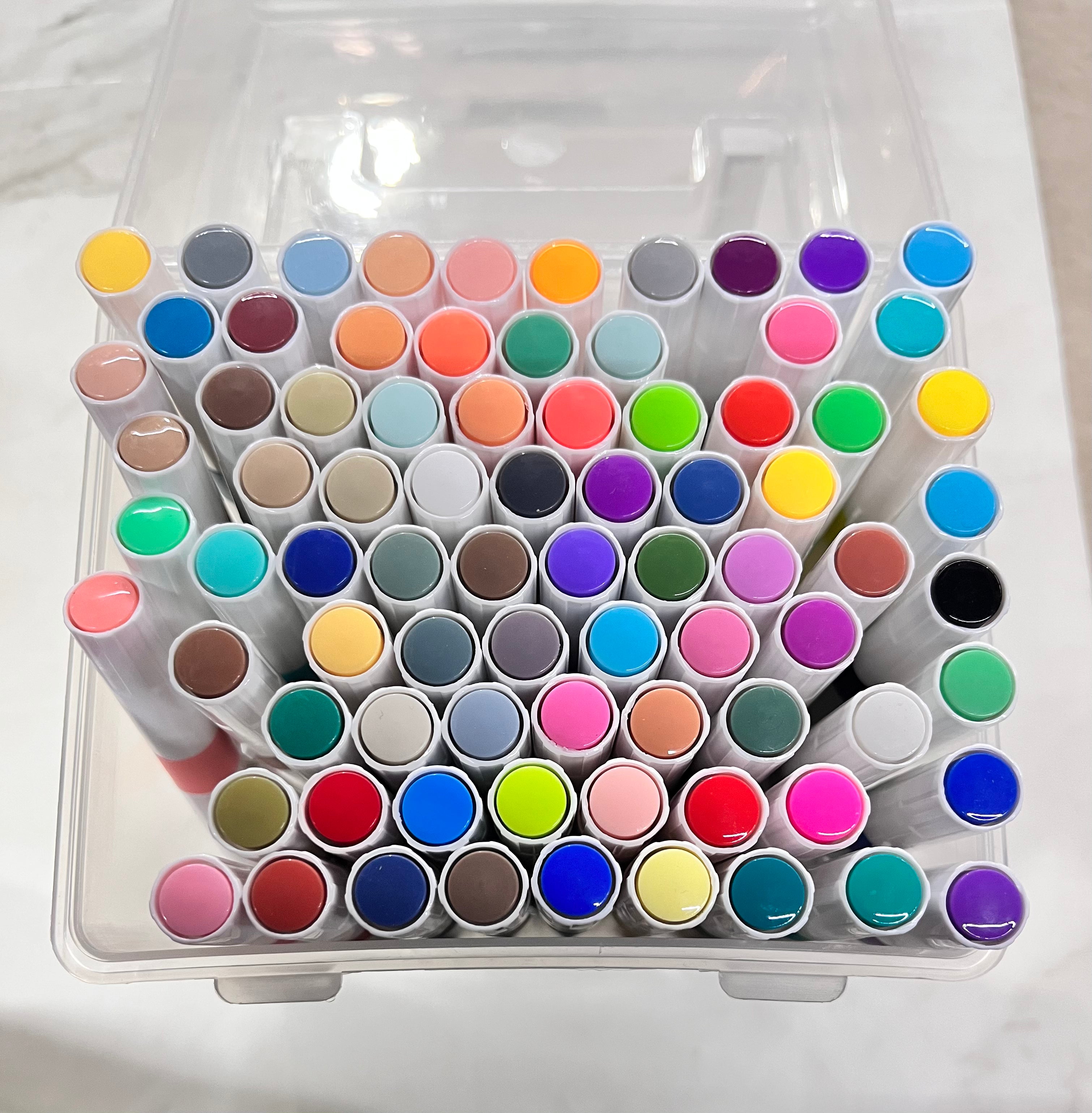 Acrylic paint marker water based vibrant colours 36-120 shades/ 1pack