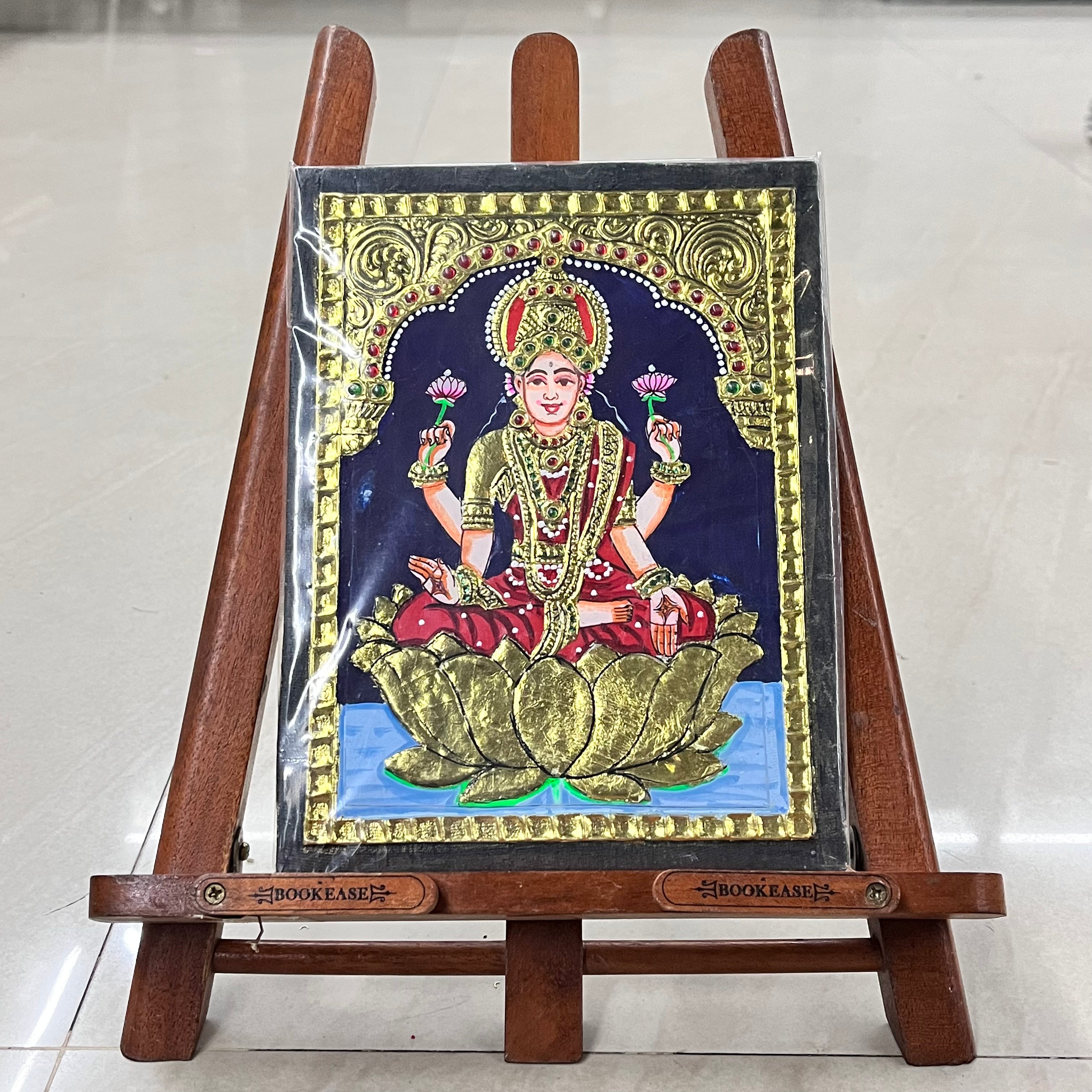 Lakshmi Tanjore painting 8x6 (15days delivery form payment date)-1pack