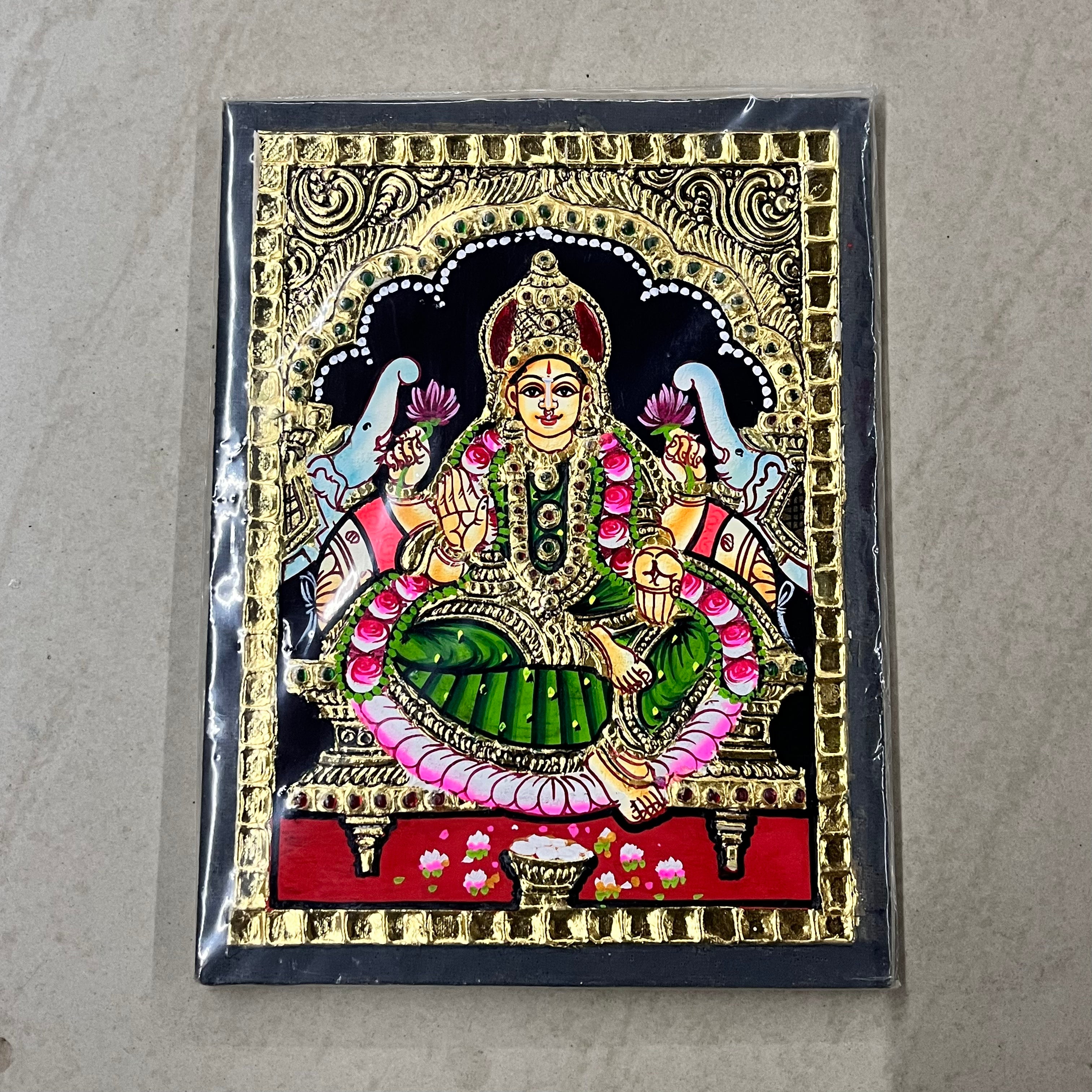 Kaja lakshmi Tanjore painting 8x6 15days delivery form payment date-1pack