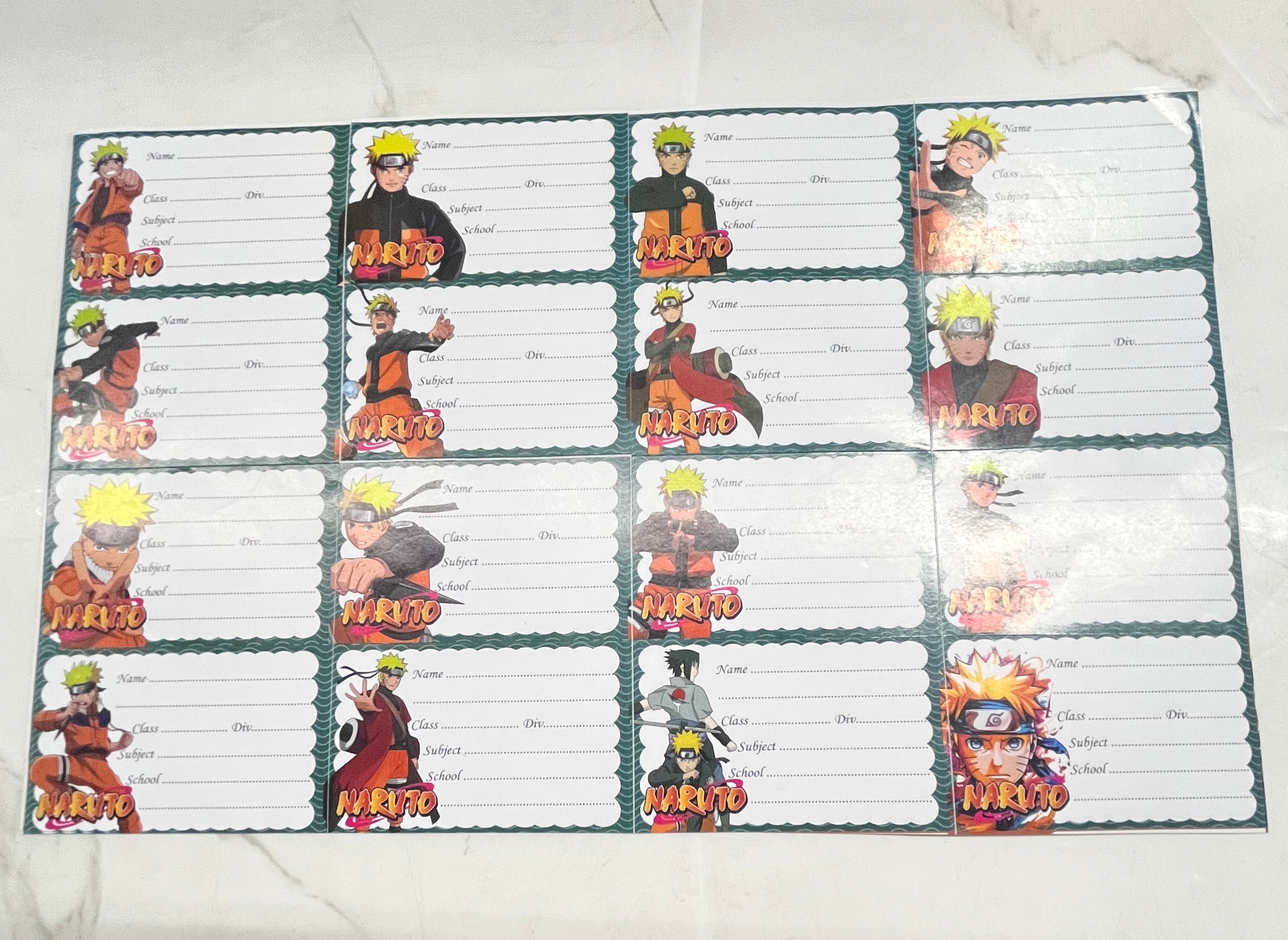 note book label sticker-6piece