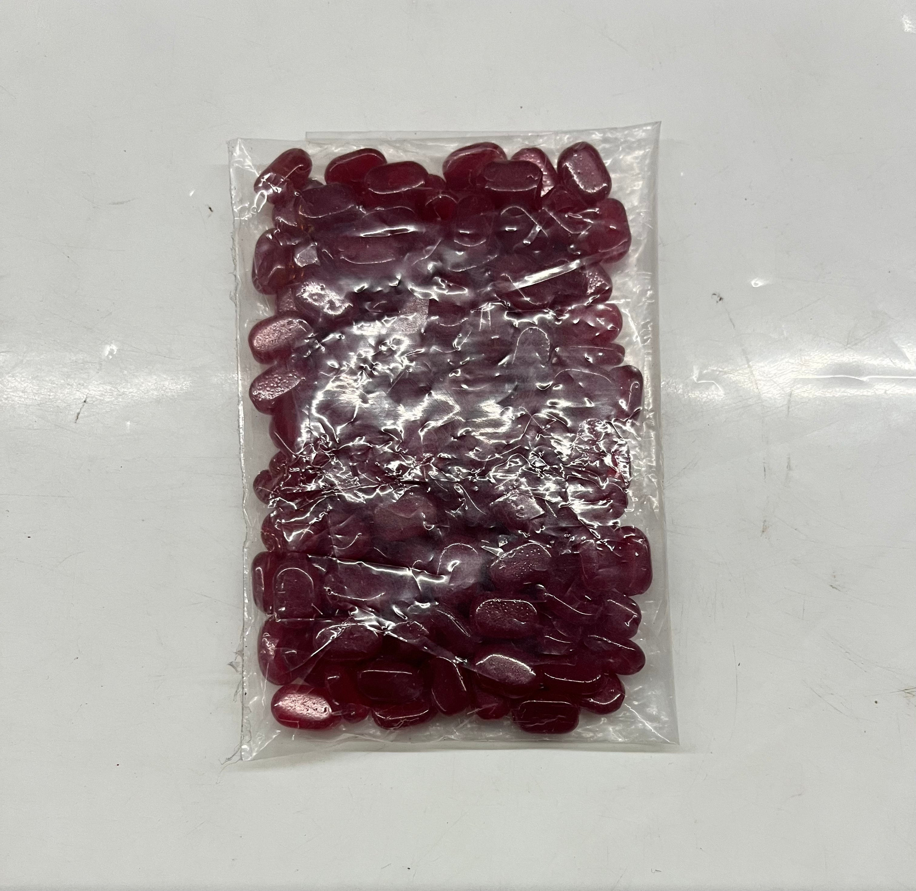 Red colour tablet beads -10mm 50g pack