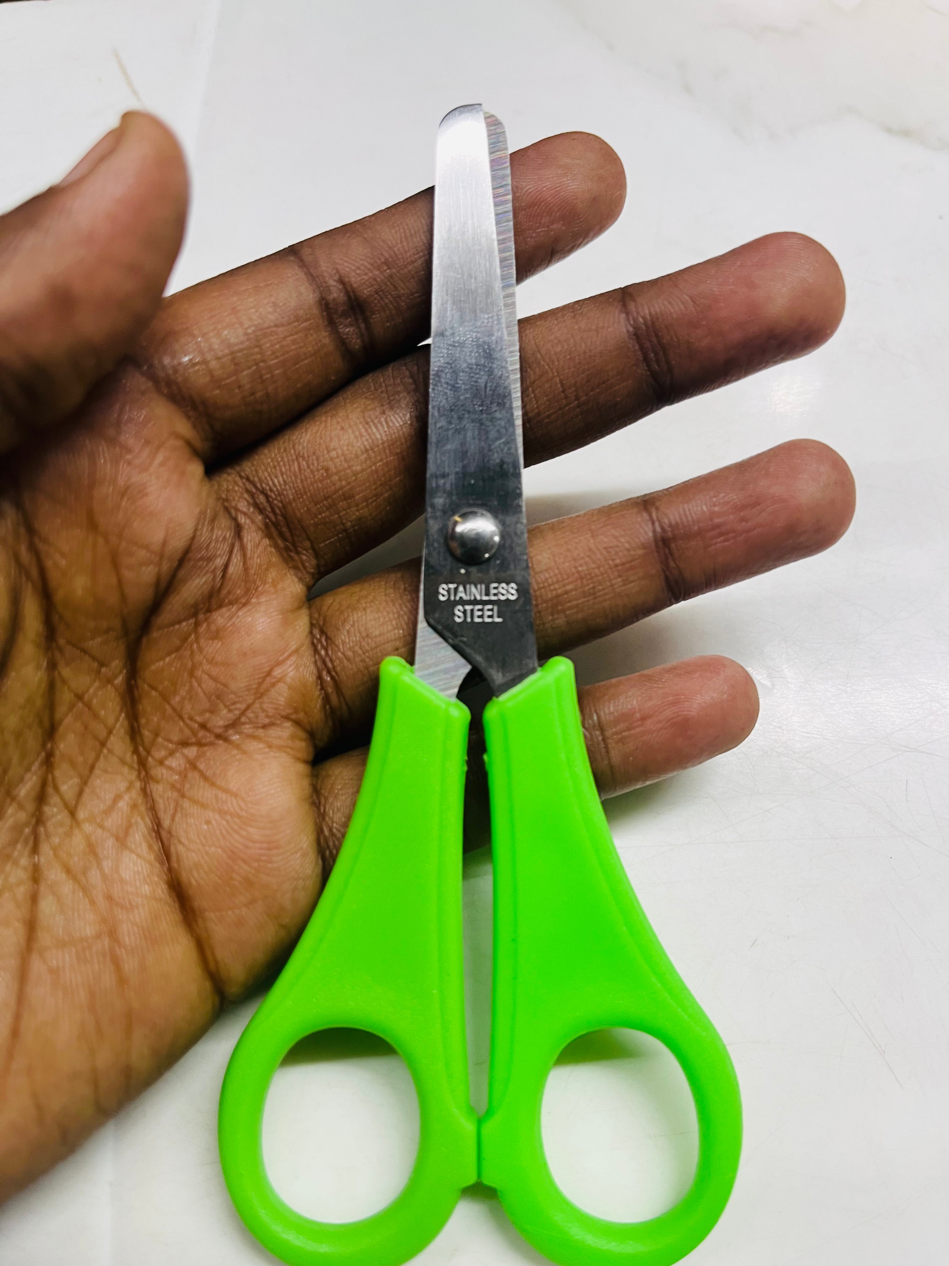 Blunt end kids ruler scissors-1piece