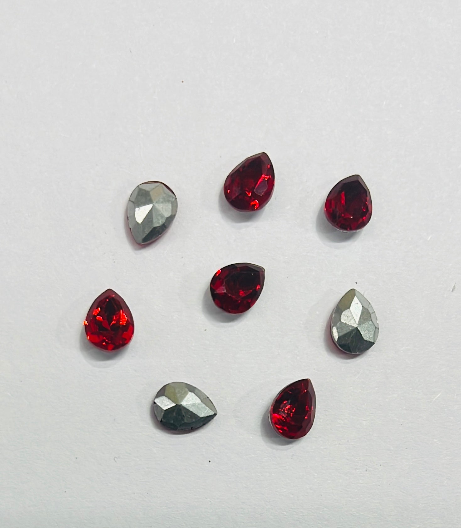 8x6 AD thilakam Tanjore painting American diamond stones-8stones 1pack /3vibrant colours