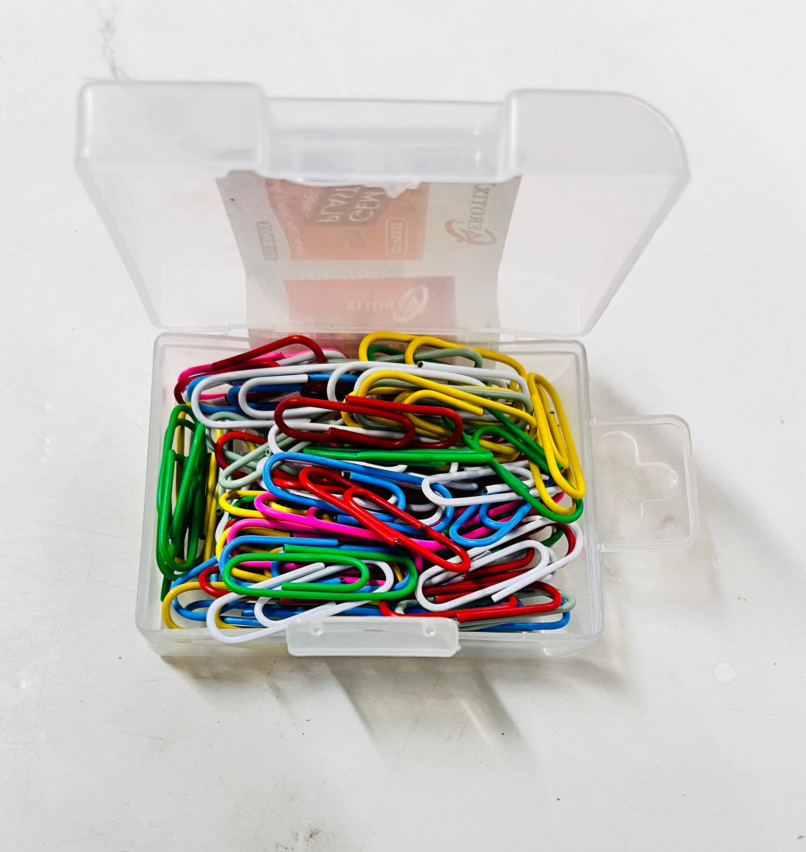 Aerotix gem plastic paper clip 28mm approx 80pcs -1pack /OT-PC023