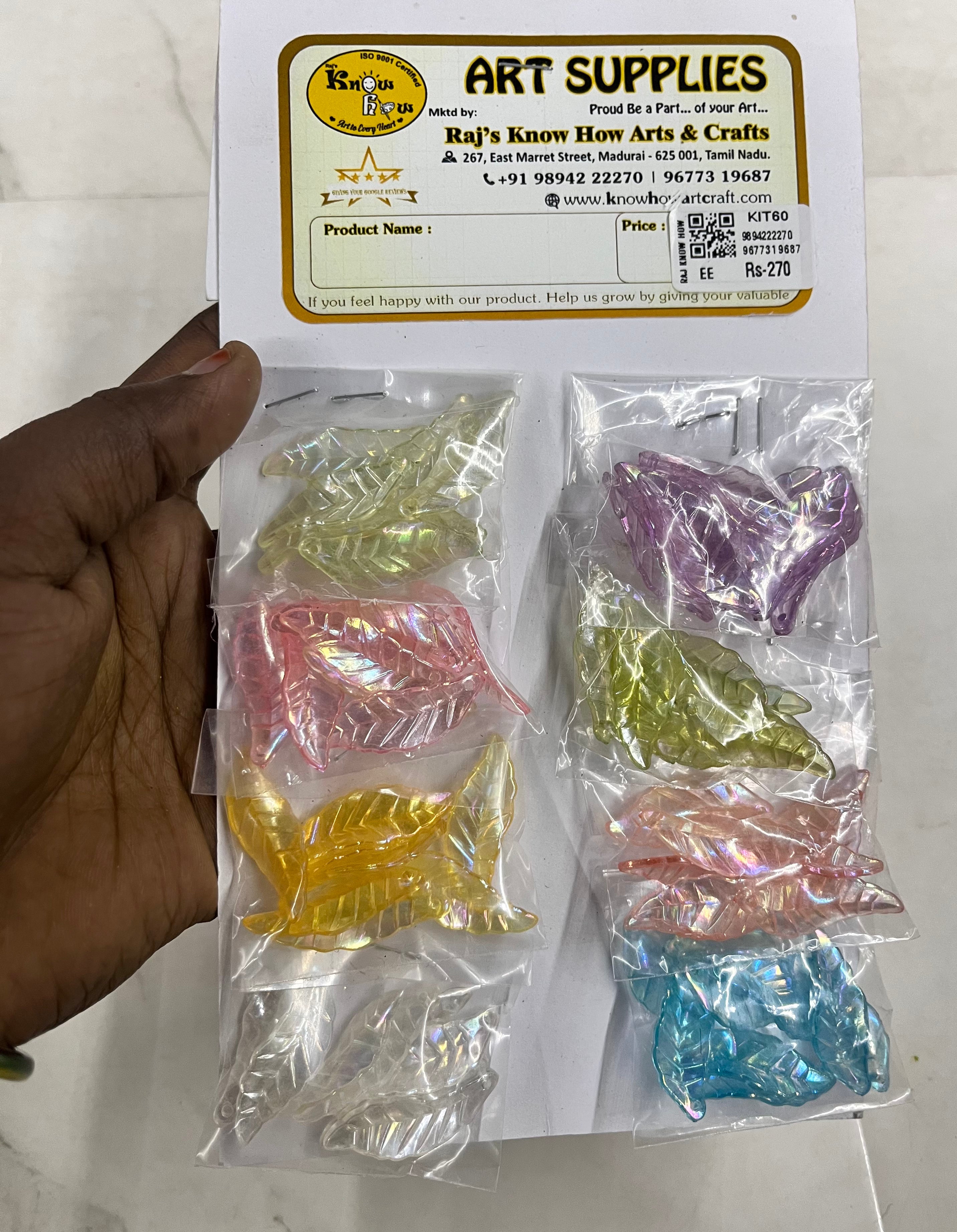 Shining leaf beads kit -1pack KIT60