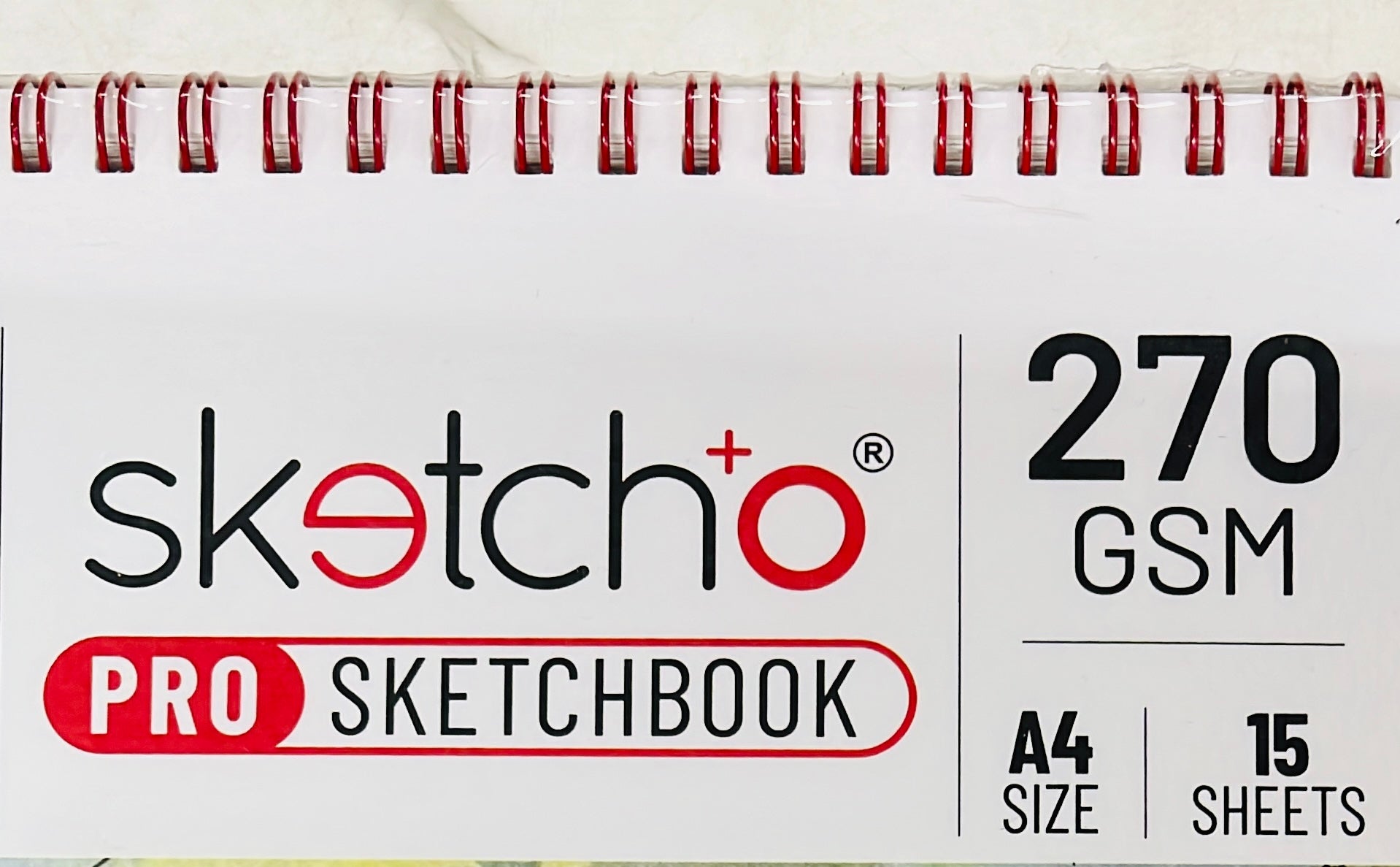 Anupam Sketcho pro sketchbook 270gsm 15sheets (A4&A6)-1pack