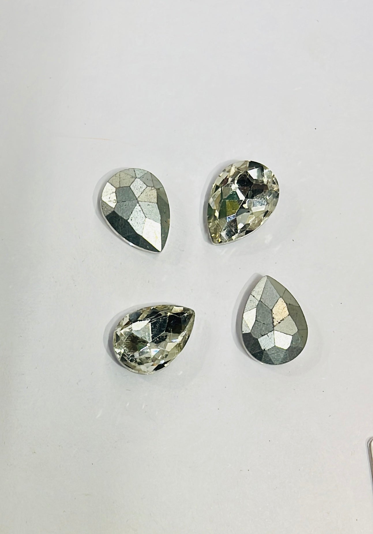 13x18 AD Thilakam  Tanjore painting American diamond stones -4stones 1pack-4vibrant colours