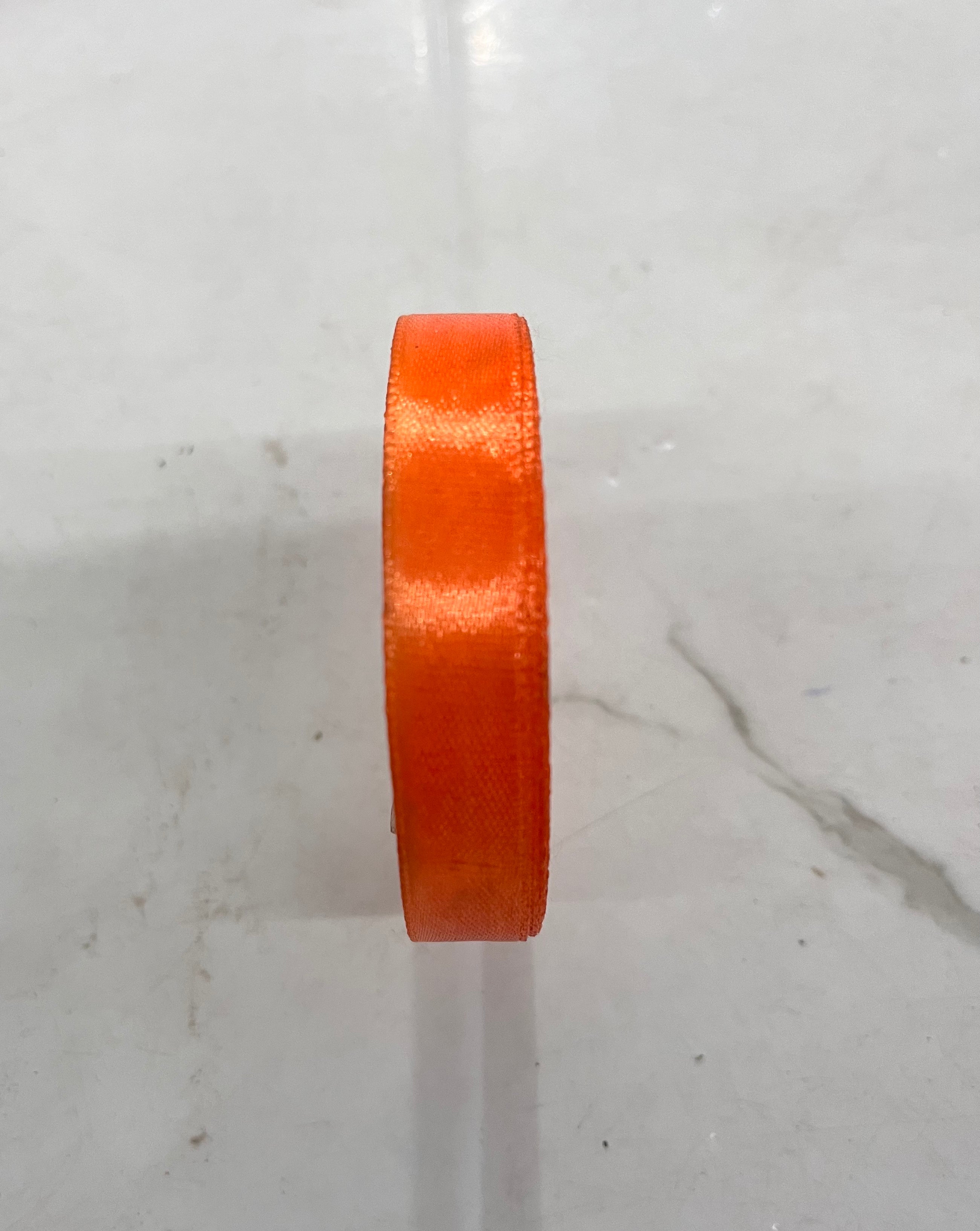 Satin ribbon -half inch 10 metres assorted colours 10pc roll