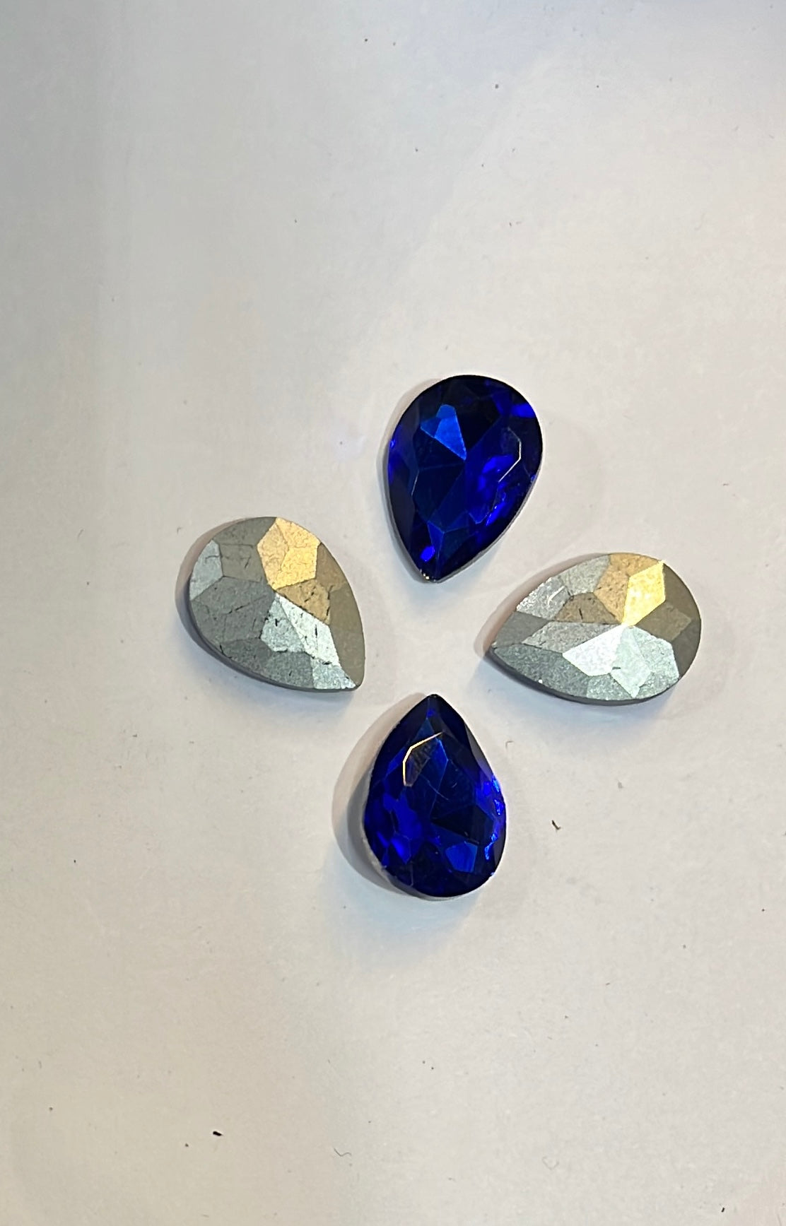 13x18 AD Thilakam  Tanjore painting American diamond stones -4stones 1pack-4vibrant colours