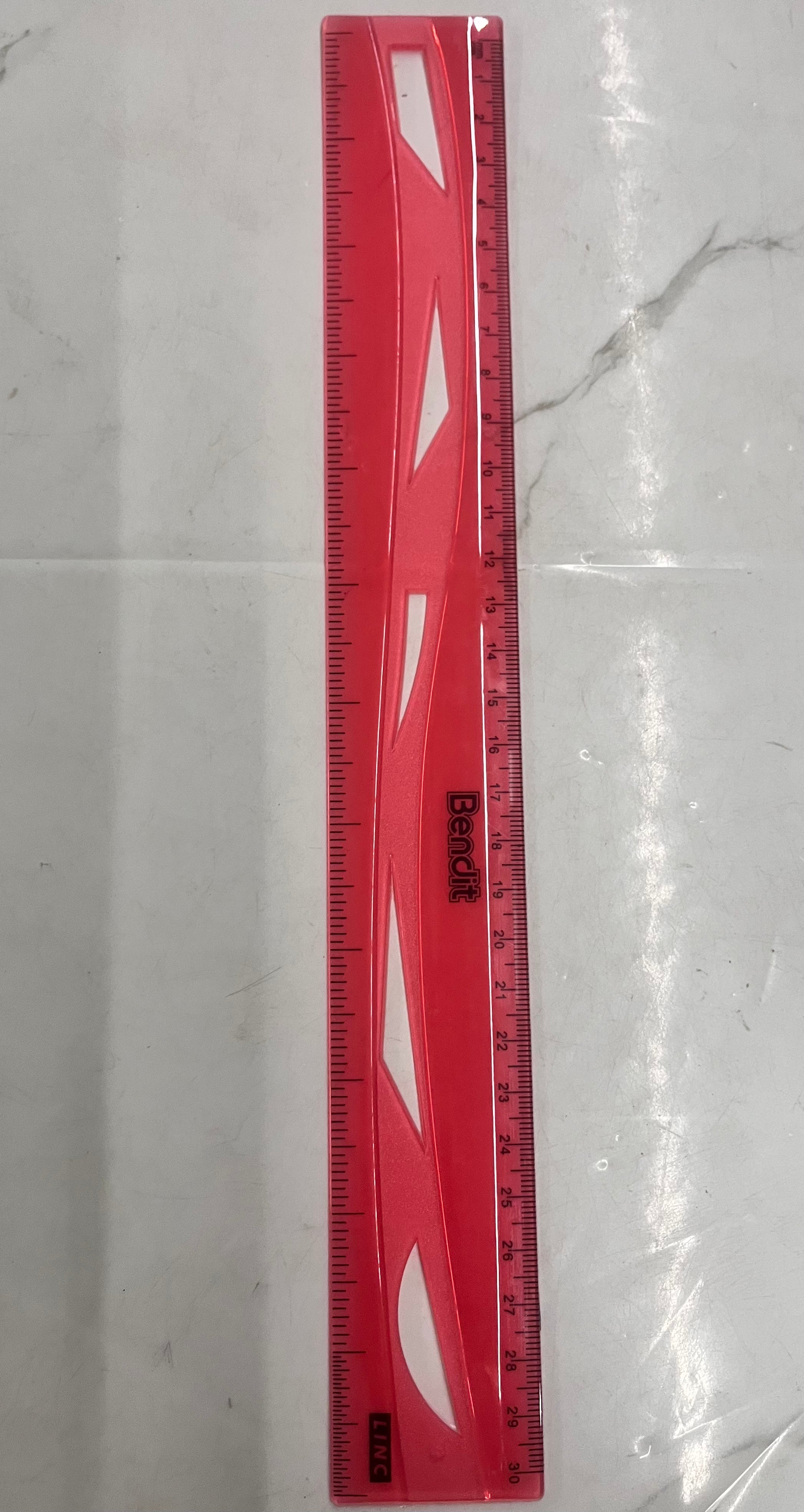 Bendit ruler-30cm.-  1piece can bend easily