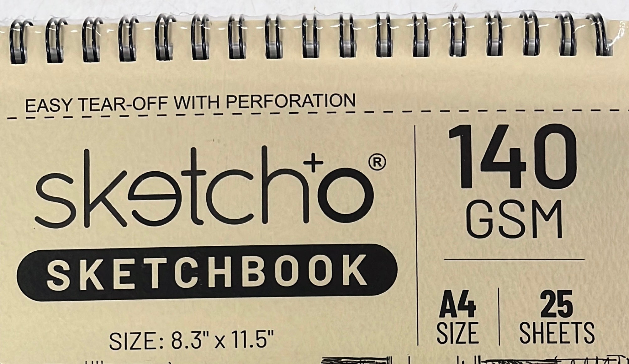Anupam Sketcho sketchbook 140gsm A4size 25sheets -1pack /3304
