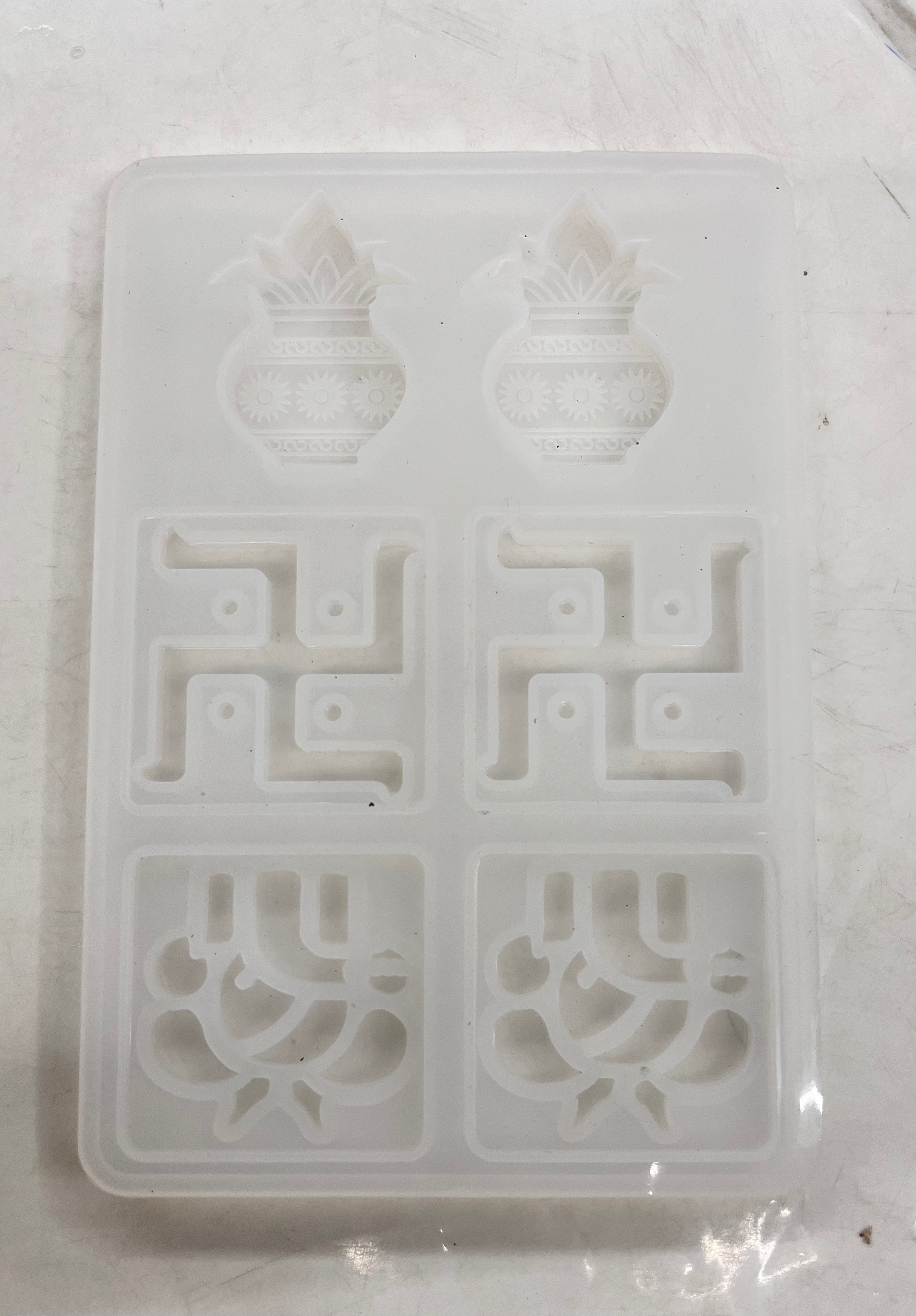 Swastik Vinayagar resin mold -1piece /RMSWAS