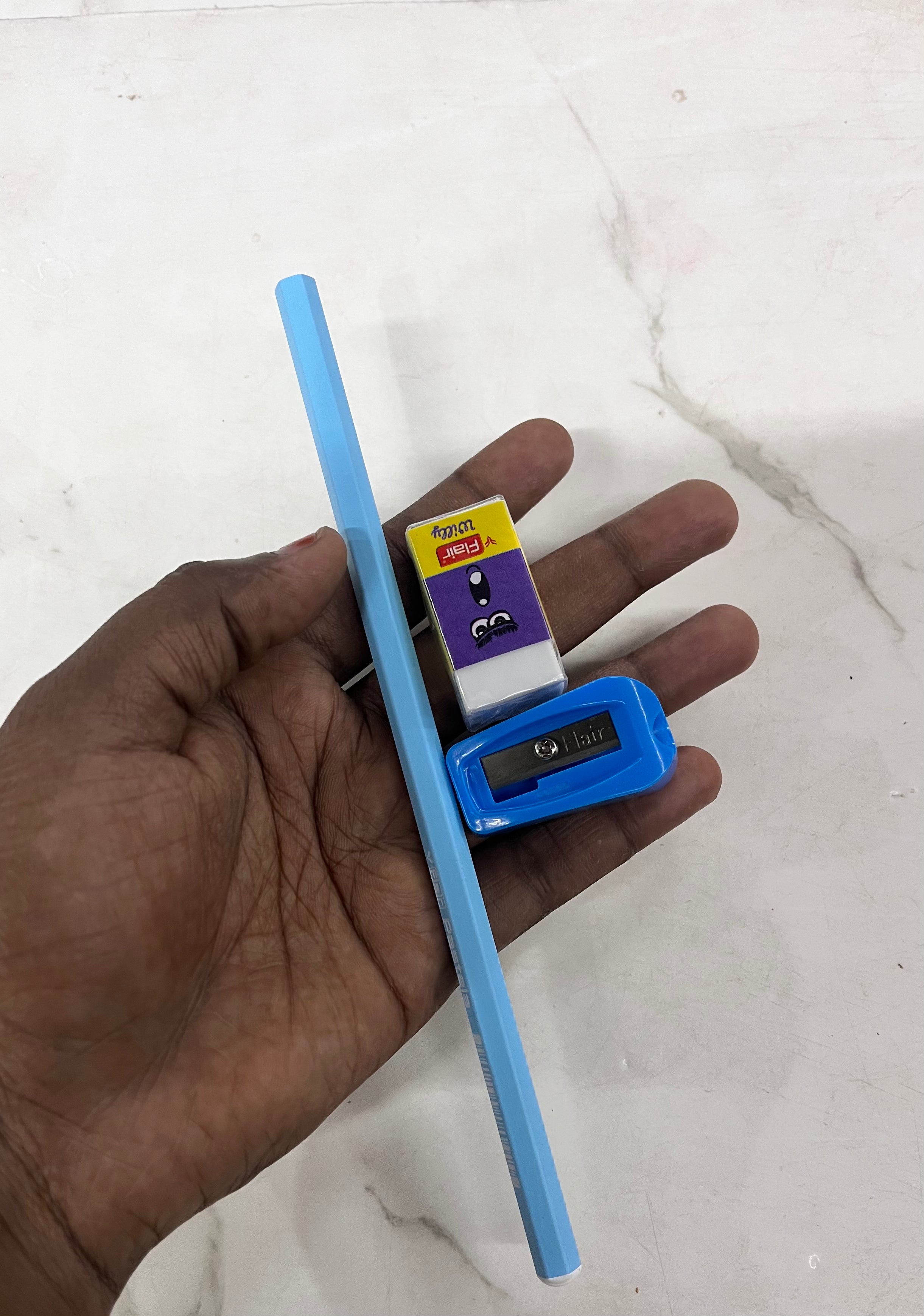 Flair pastela pencil eraser sharpener kit-10 pack