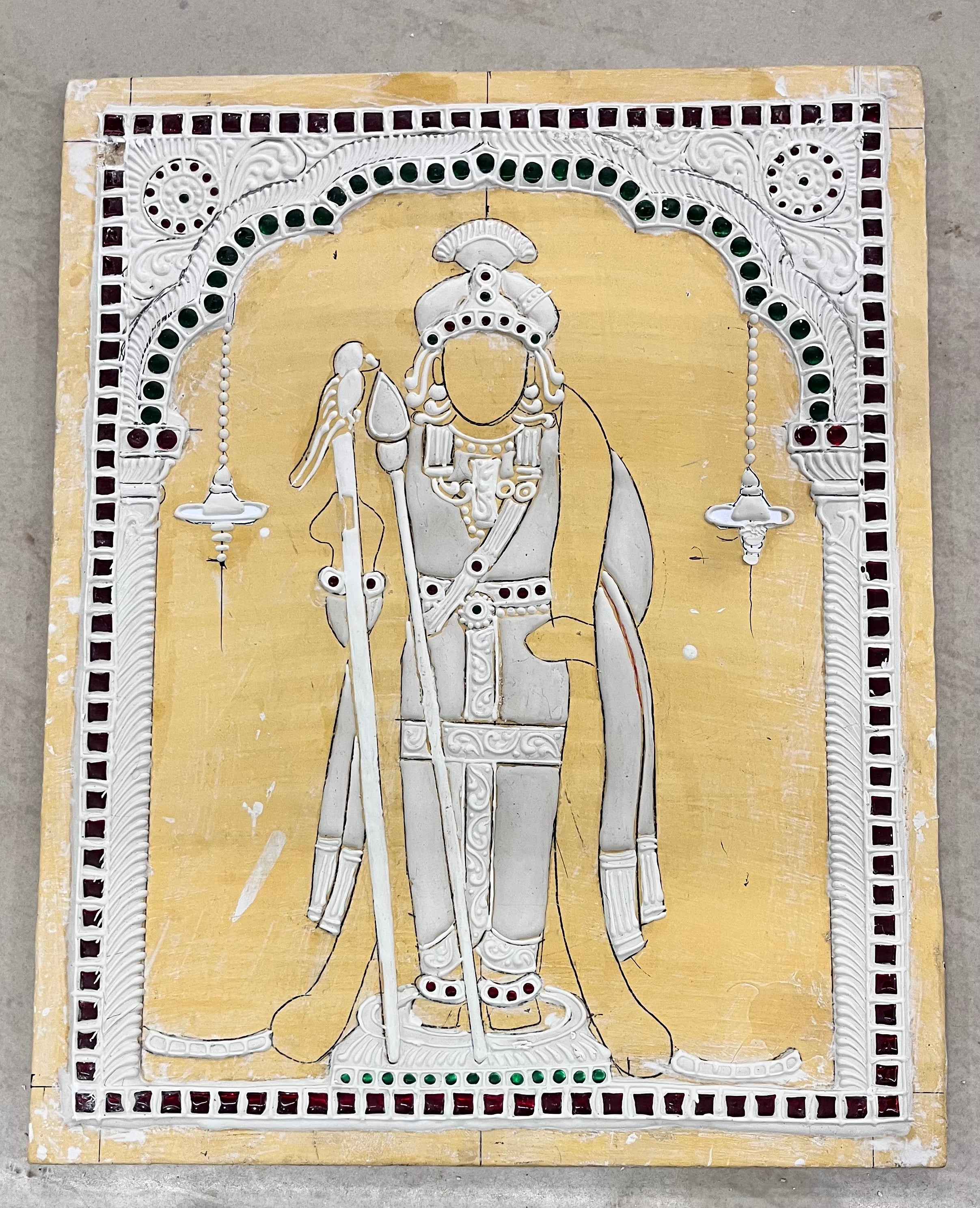 Raja Murugan Tanjore Muck Board 12x15 -1Board(15 days delivery time)