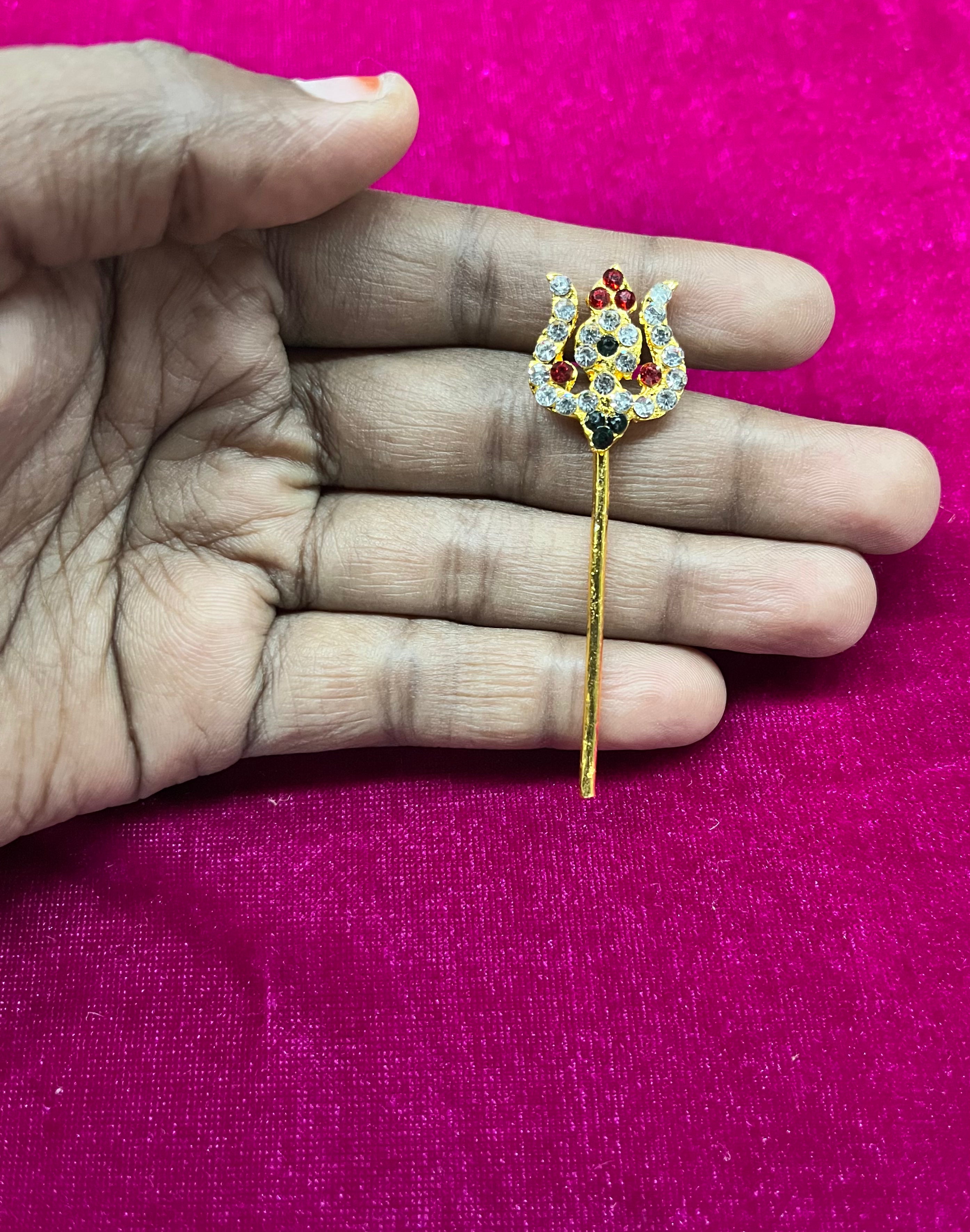 Trishul stone Goddoss jewelry different size-1piece pack