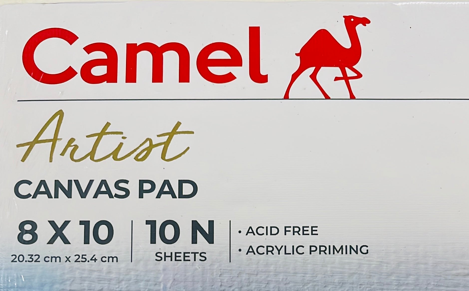 Camel artist canvas pad 8x10(10sheets)-1pack /7237 -CP810