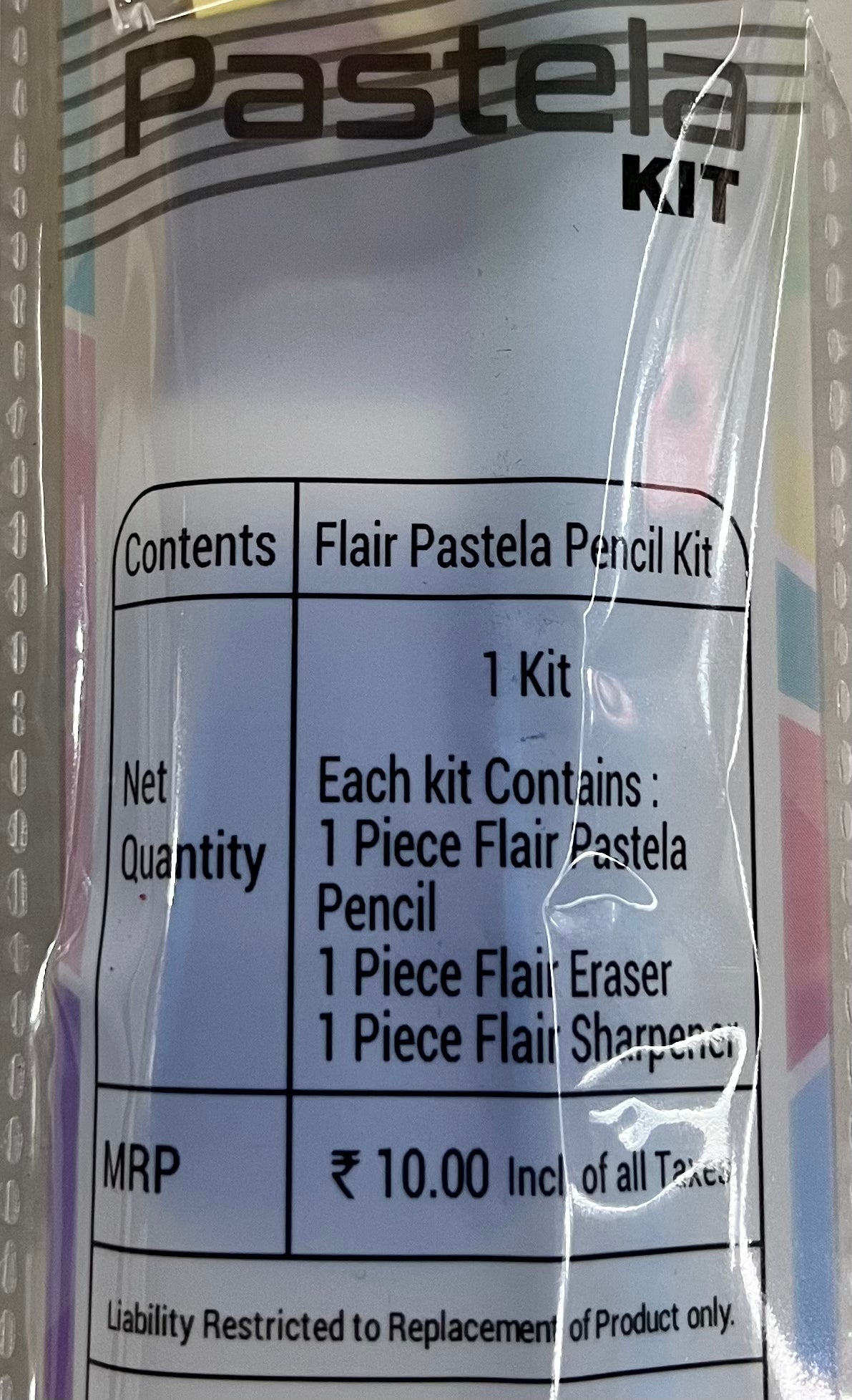 Flair pastela pencil eraser sharpener kit-10 pack