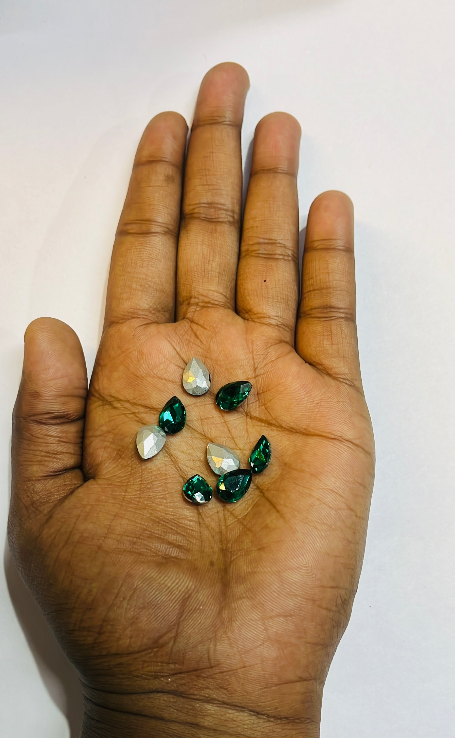 7x10 AD thilakam Tanjore painting American diamond stones-8stone 1pack /3vibrant colours