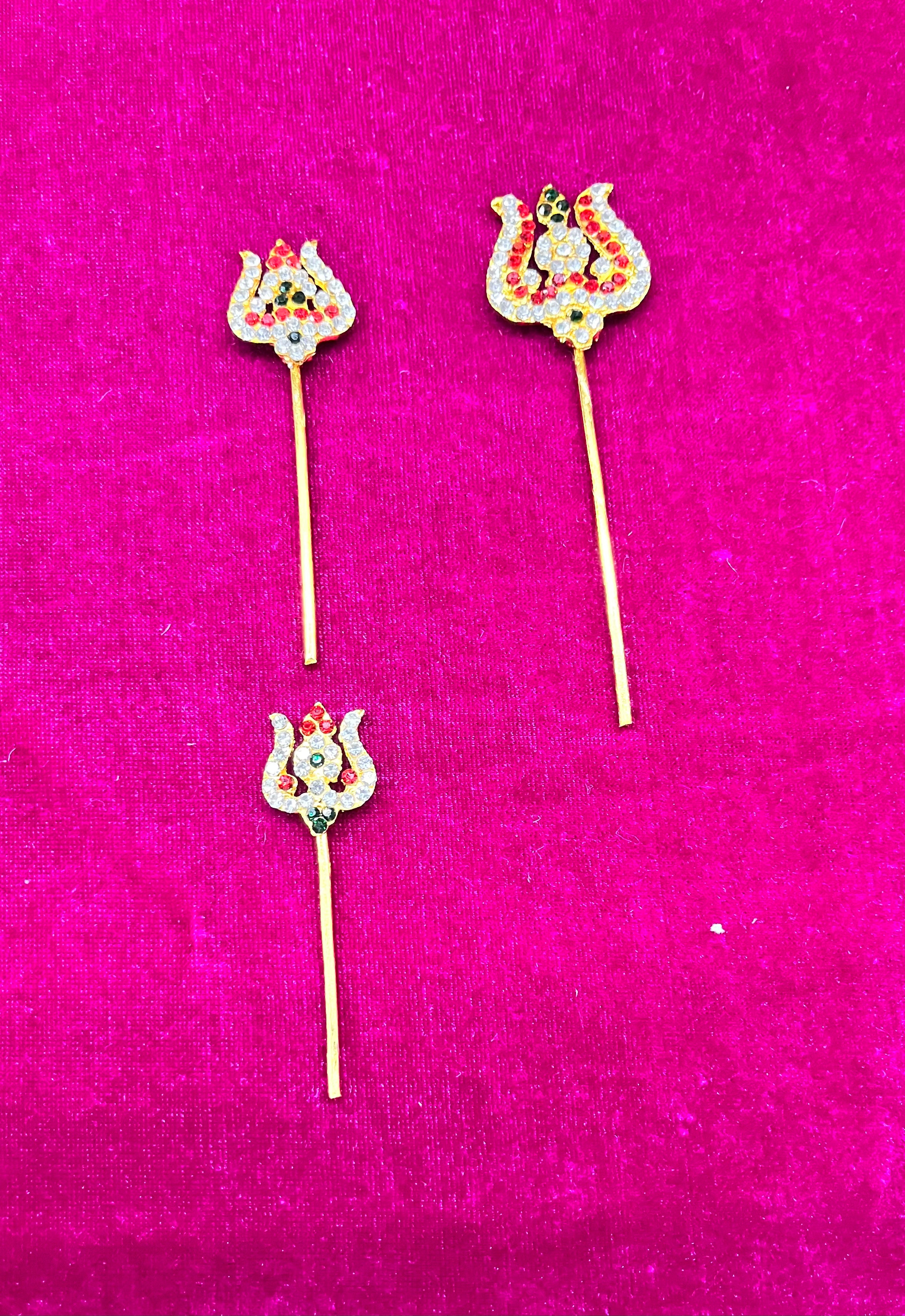 Trishul stone Goddoss jewelry different size-1piece pack