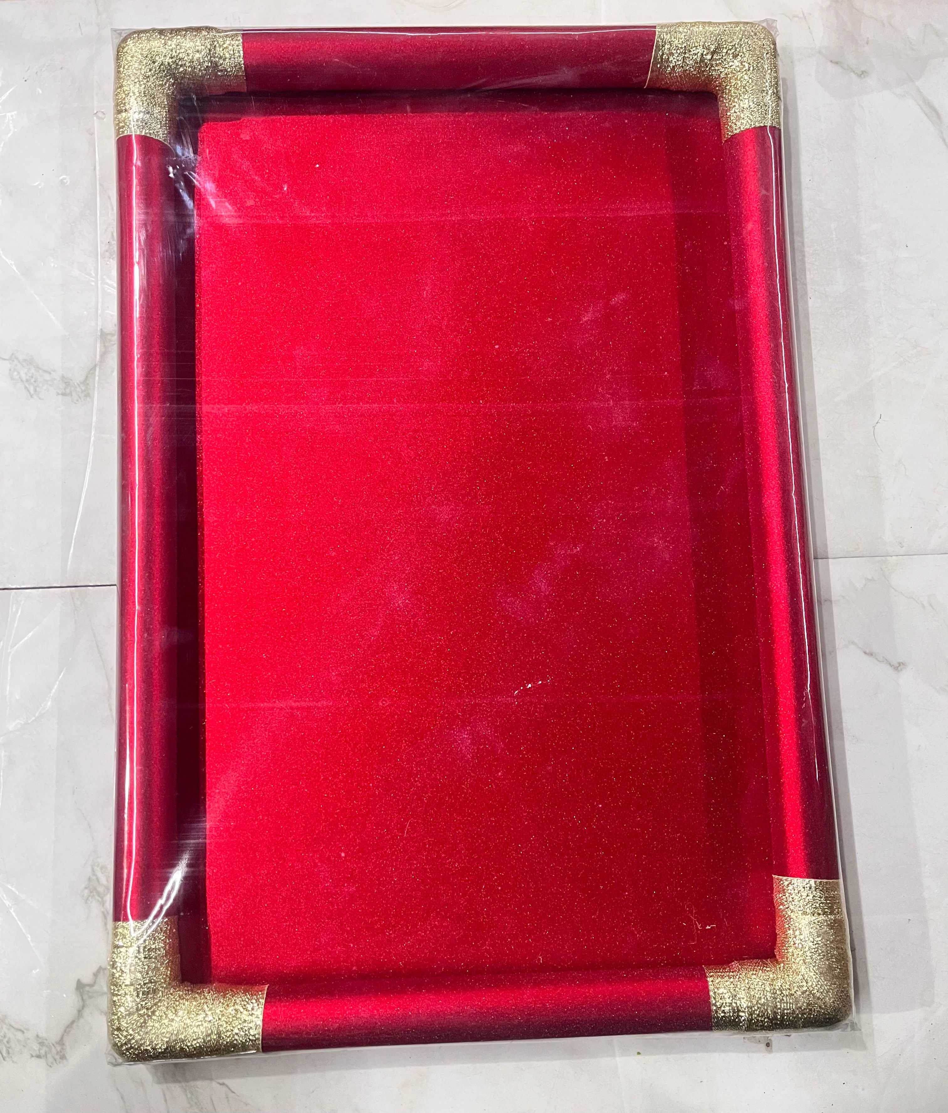 Rectangle tray 12x18inch assorted colours -1piece pack