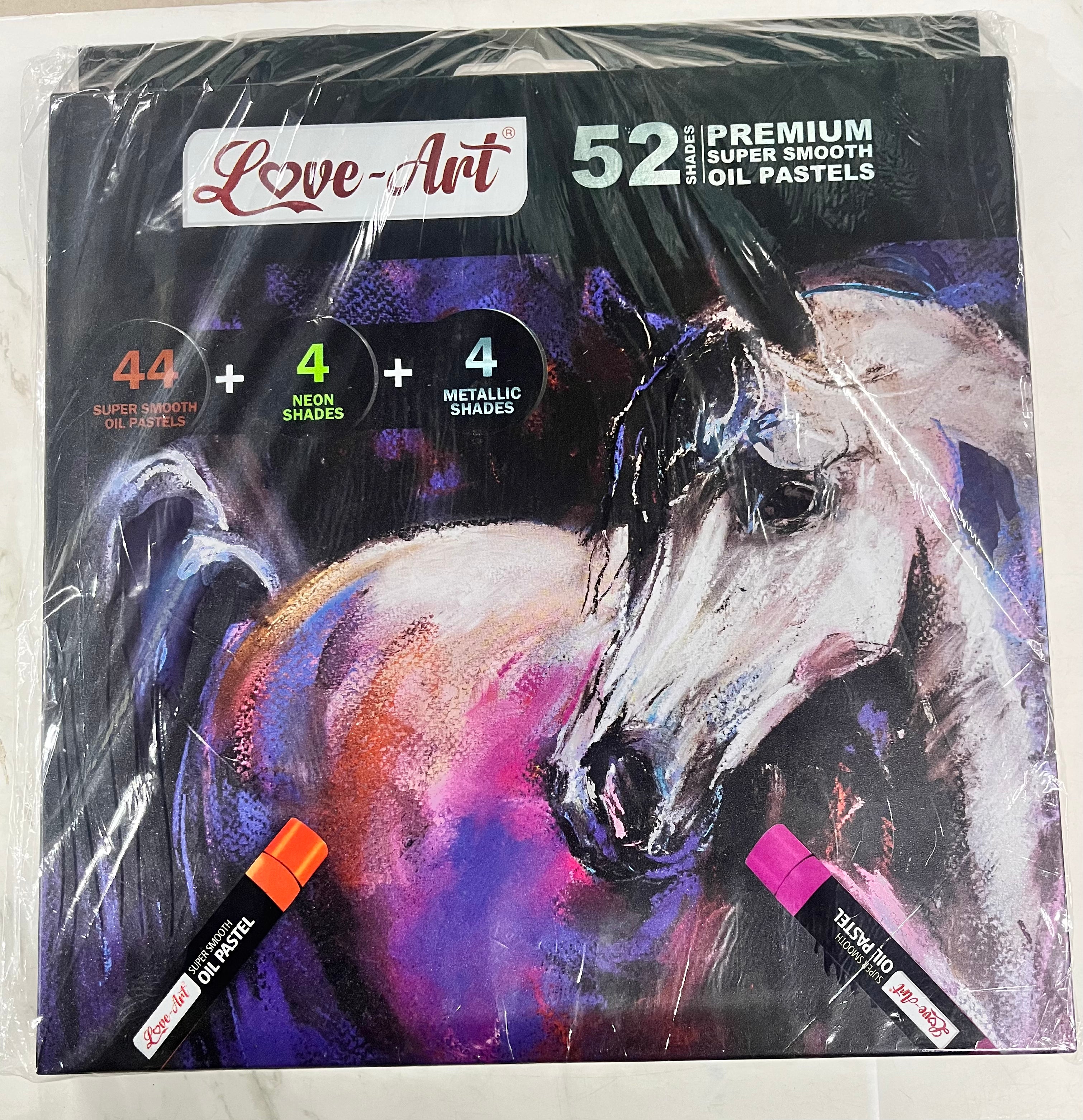Love art artline premium super smooth oil pastels-52shades