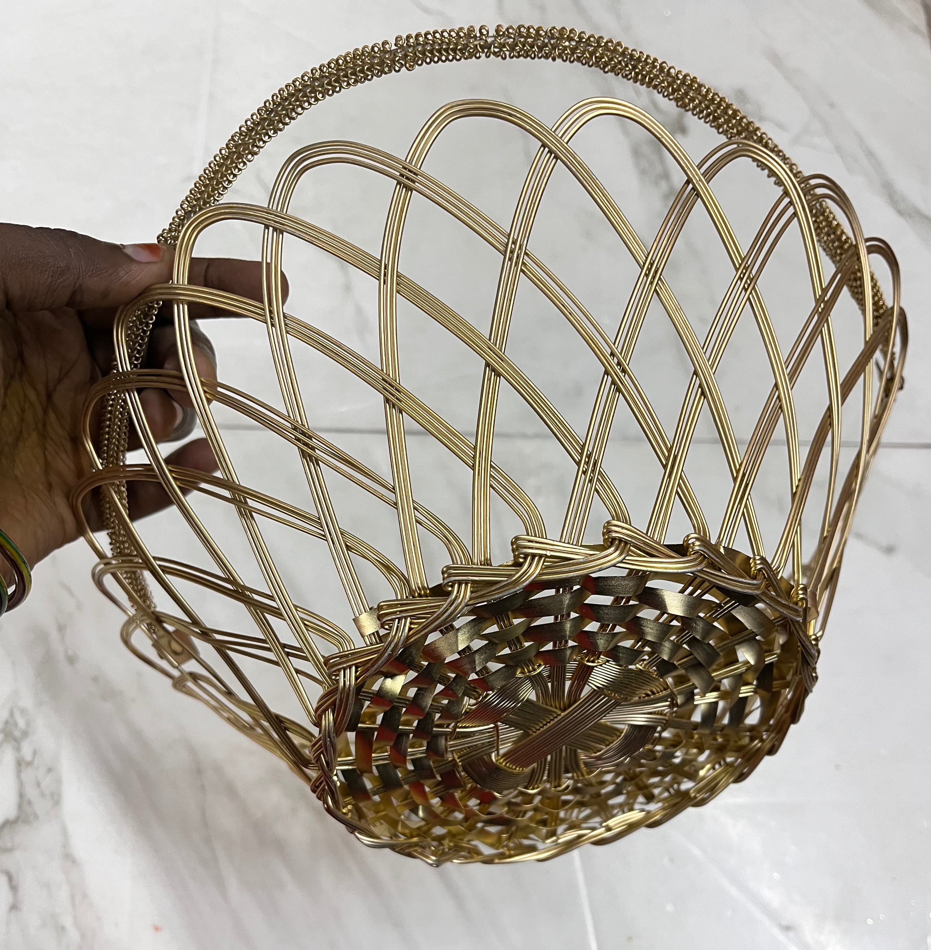 Design metal fruit basket -1piece pack