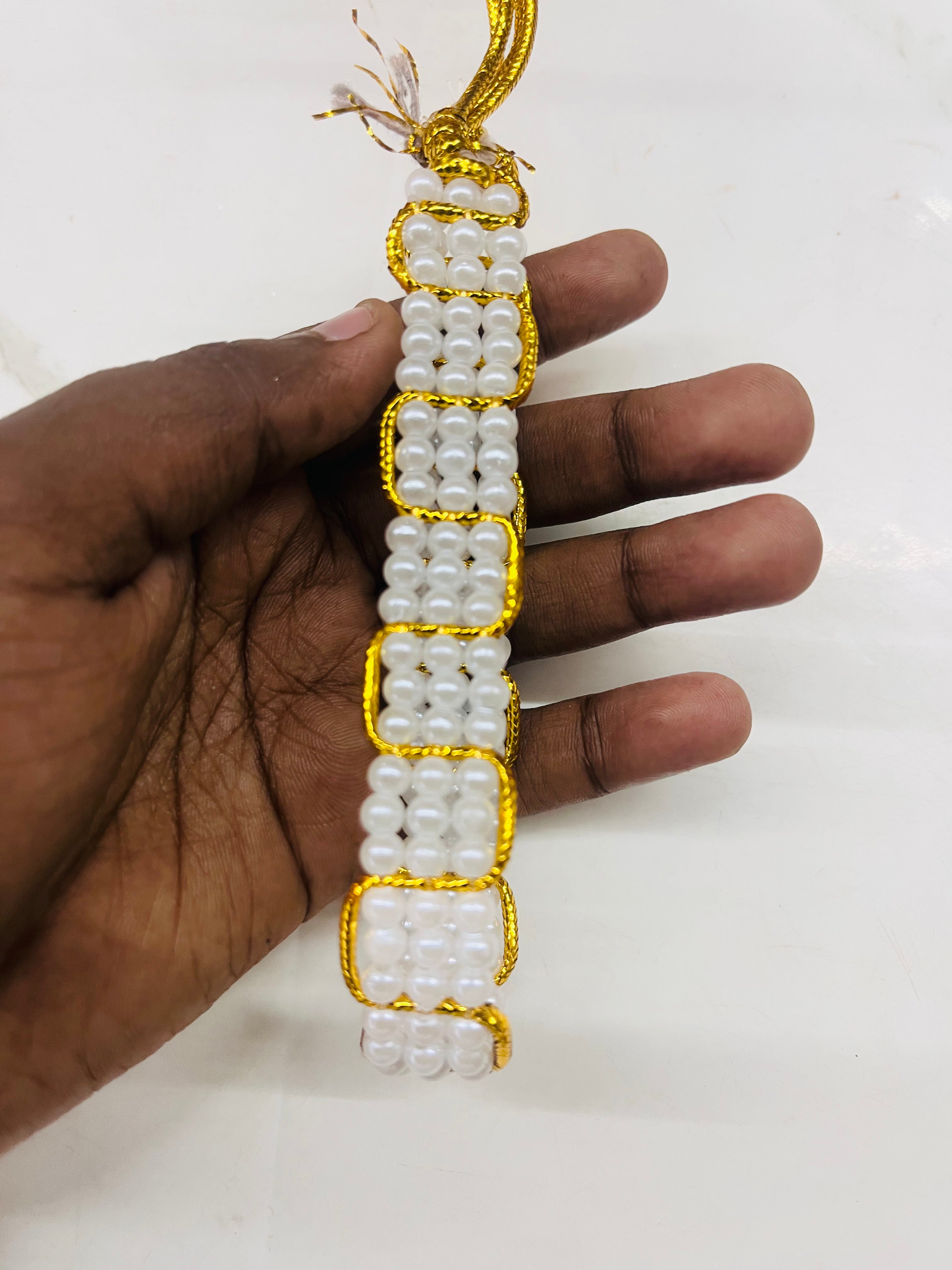 Doll hip pearl belt -ottiyanam  - 2piece  10cm