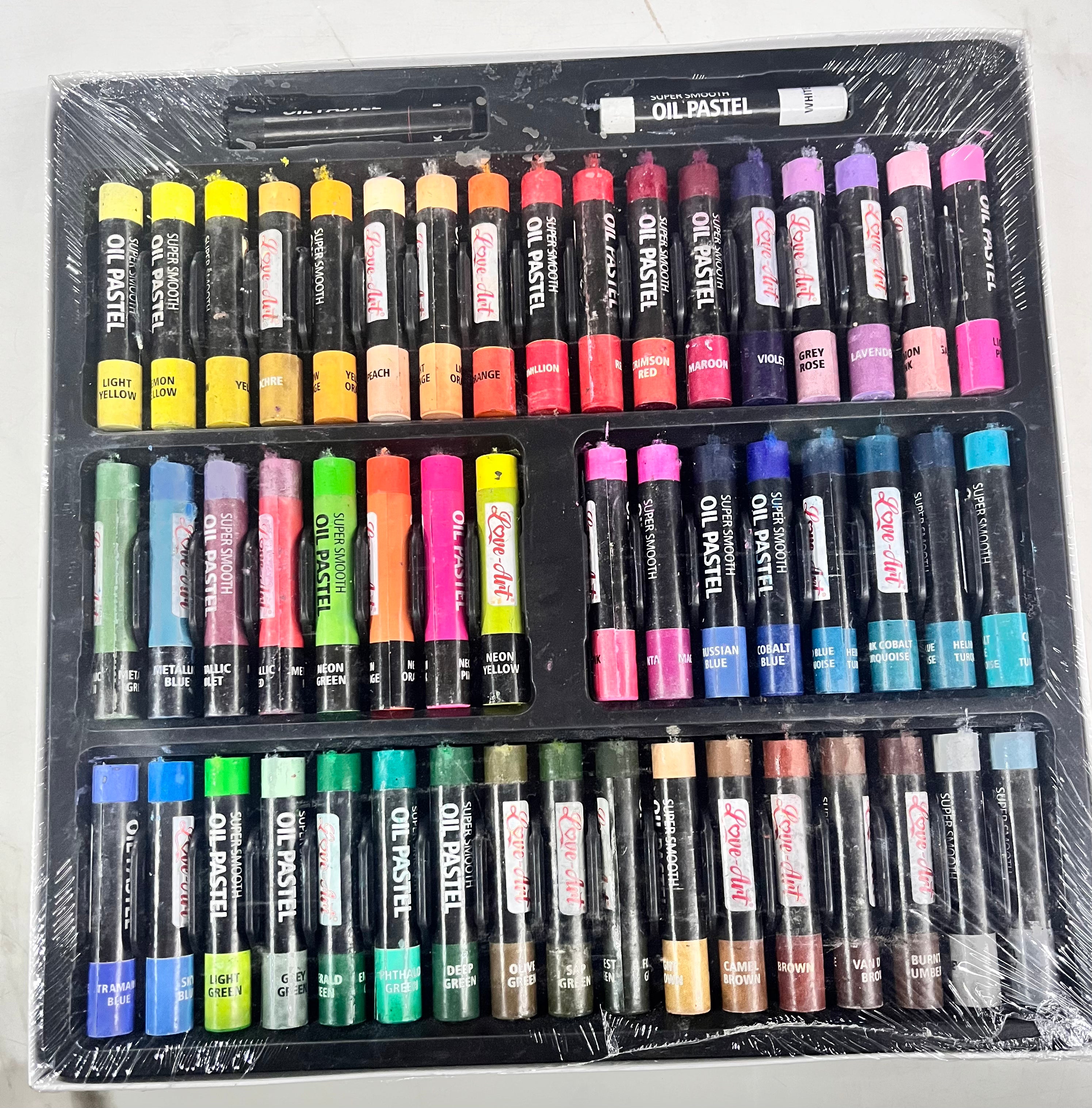 Love art artline premium super smooth oil pastels-52shades