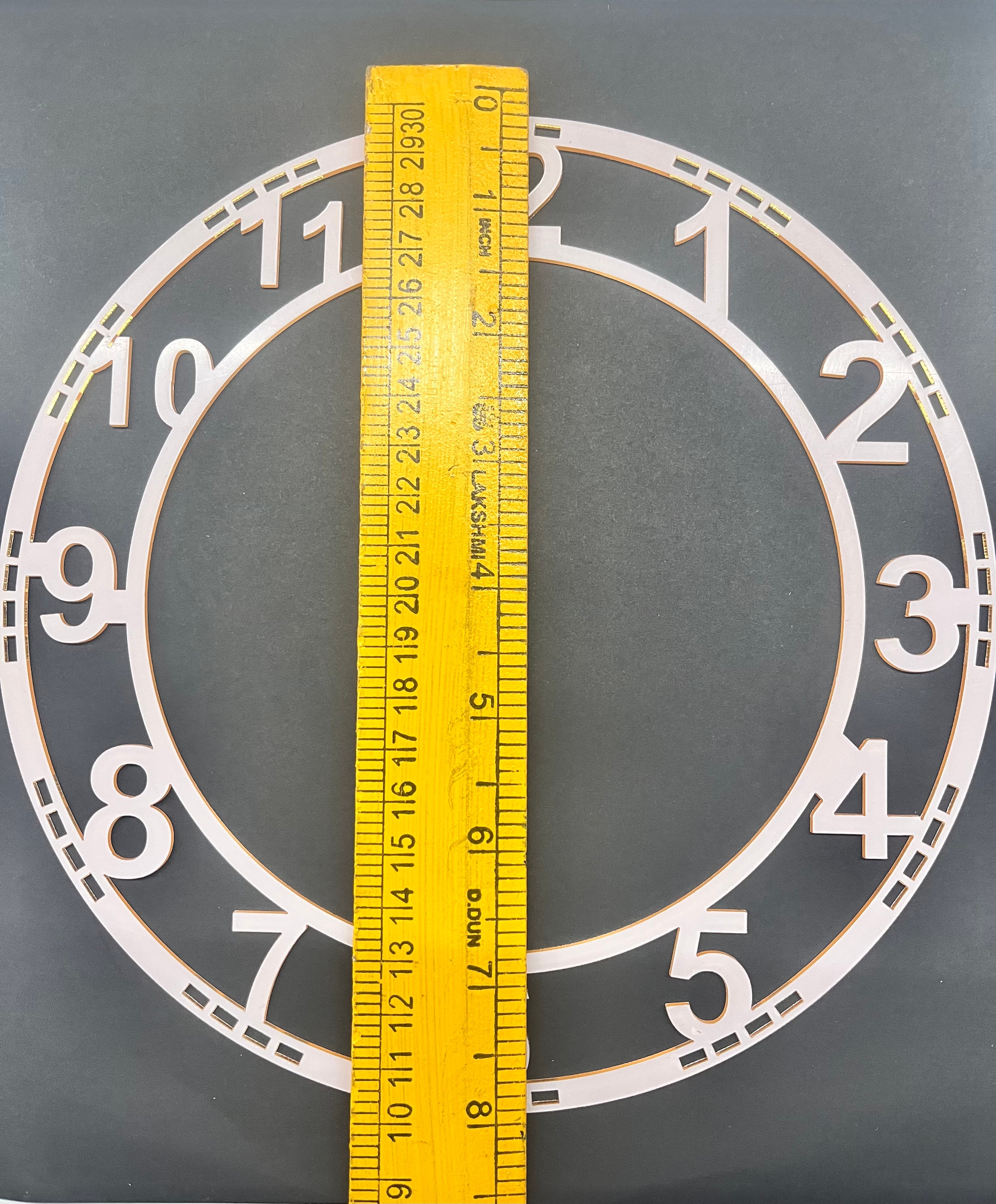 Acrylic clock number-8inch