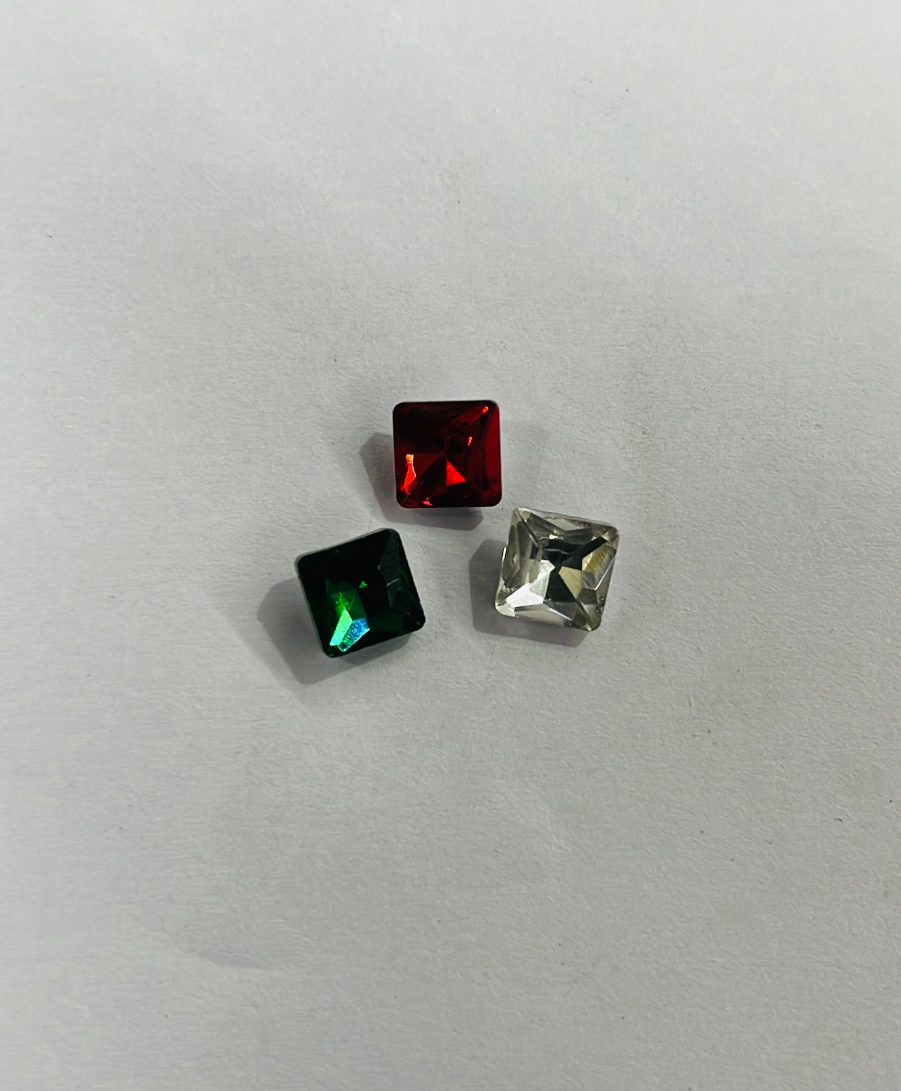 8x8-AD square Tanjore painting American diamond stone-10stones 1pack/3vibrant colours