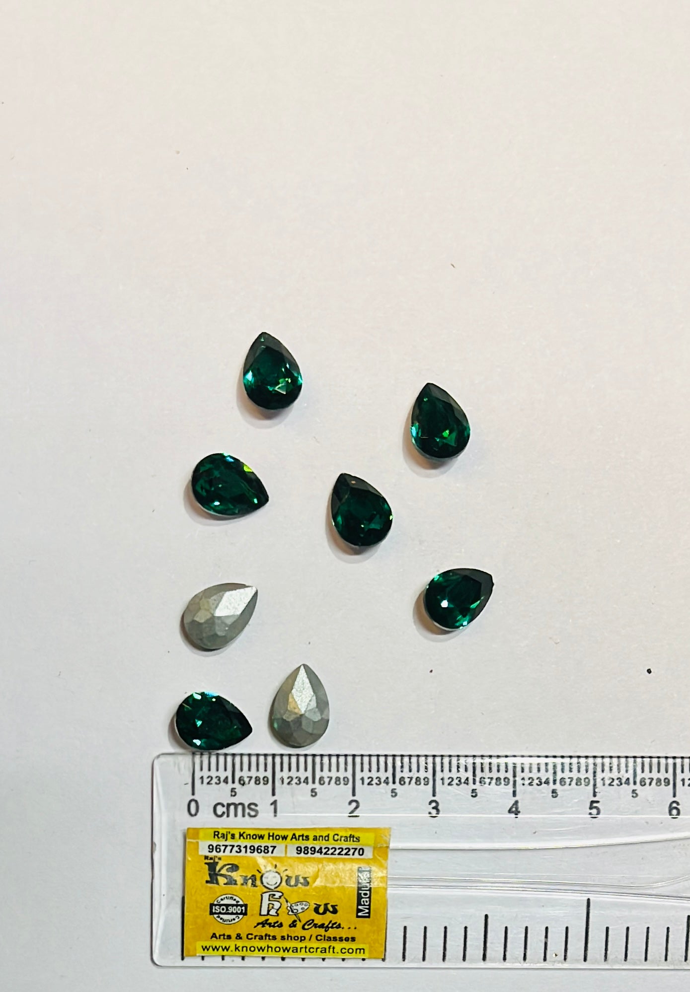 7x10 AD thilakam Tanjore painting American diamond stones-8stone 1pack /3vibrant colours
